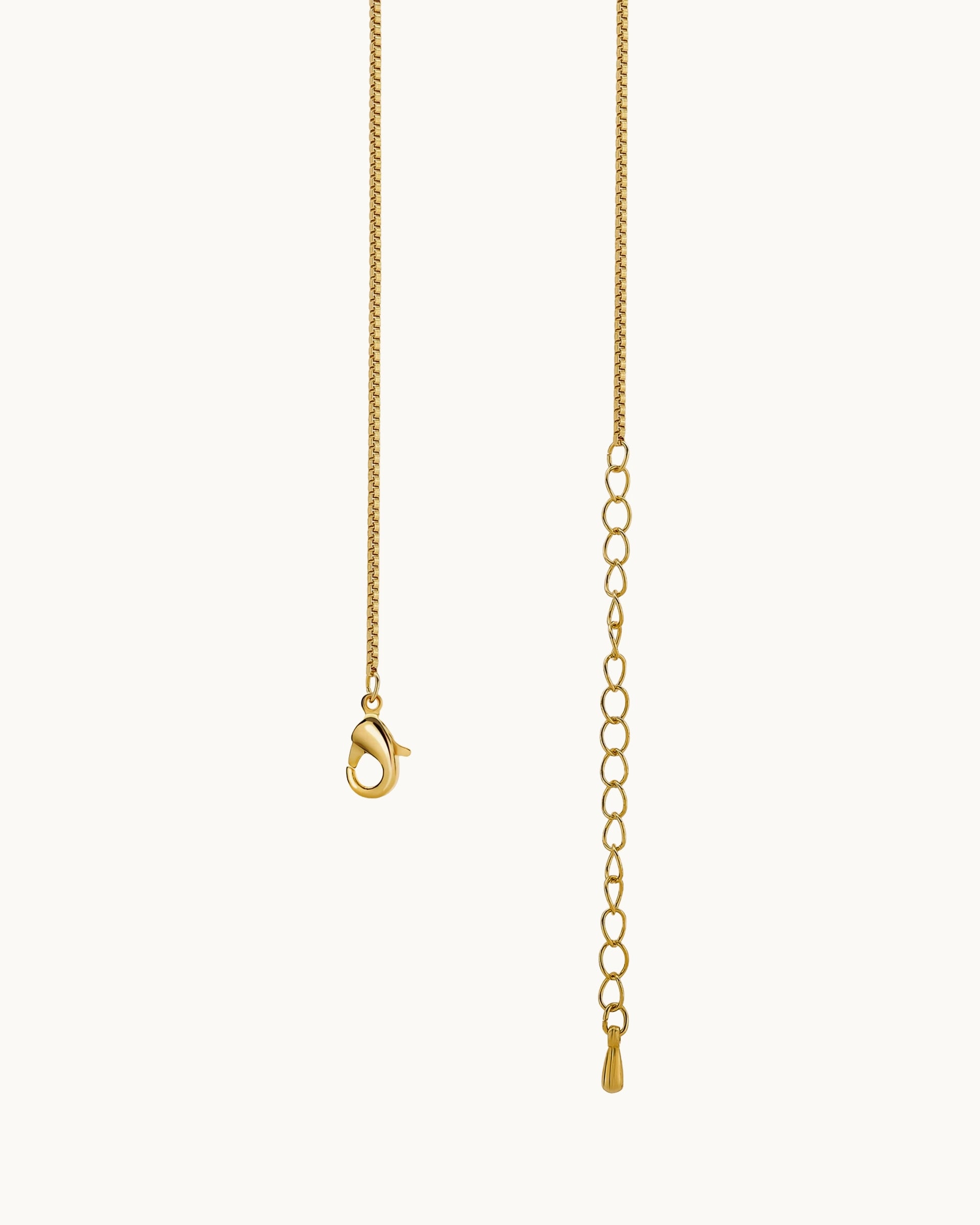 Aqua Bubble Initial 'U' Necklace in Gold