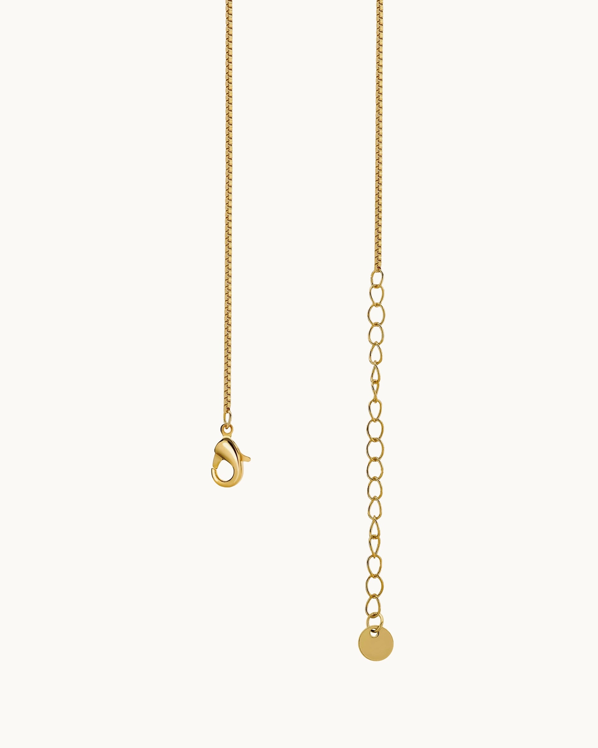 Aqua Bubble Initial 'O' Necklace in Gold