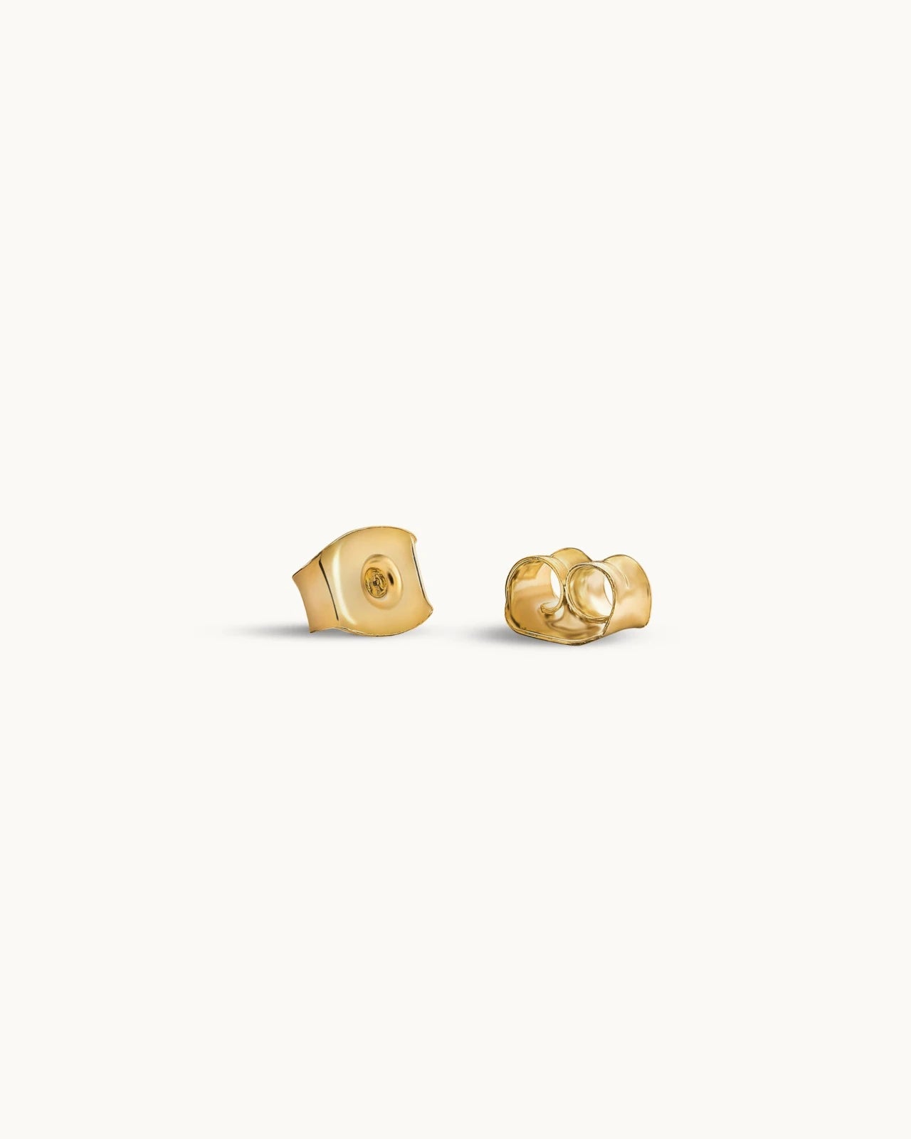 Naya Petite Heart Stud Earrings in Gold