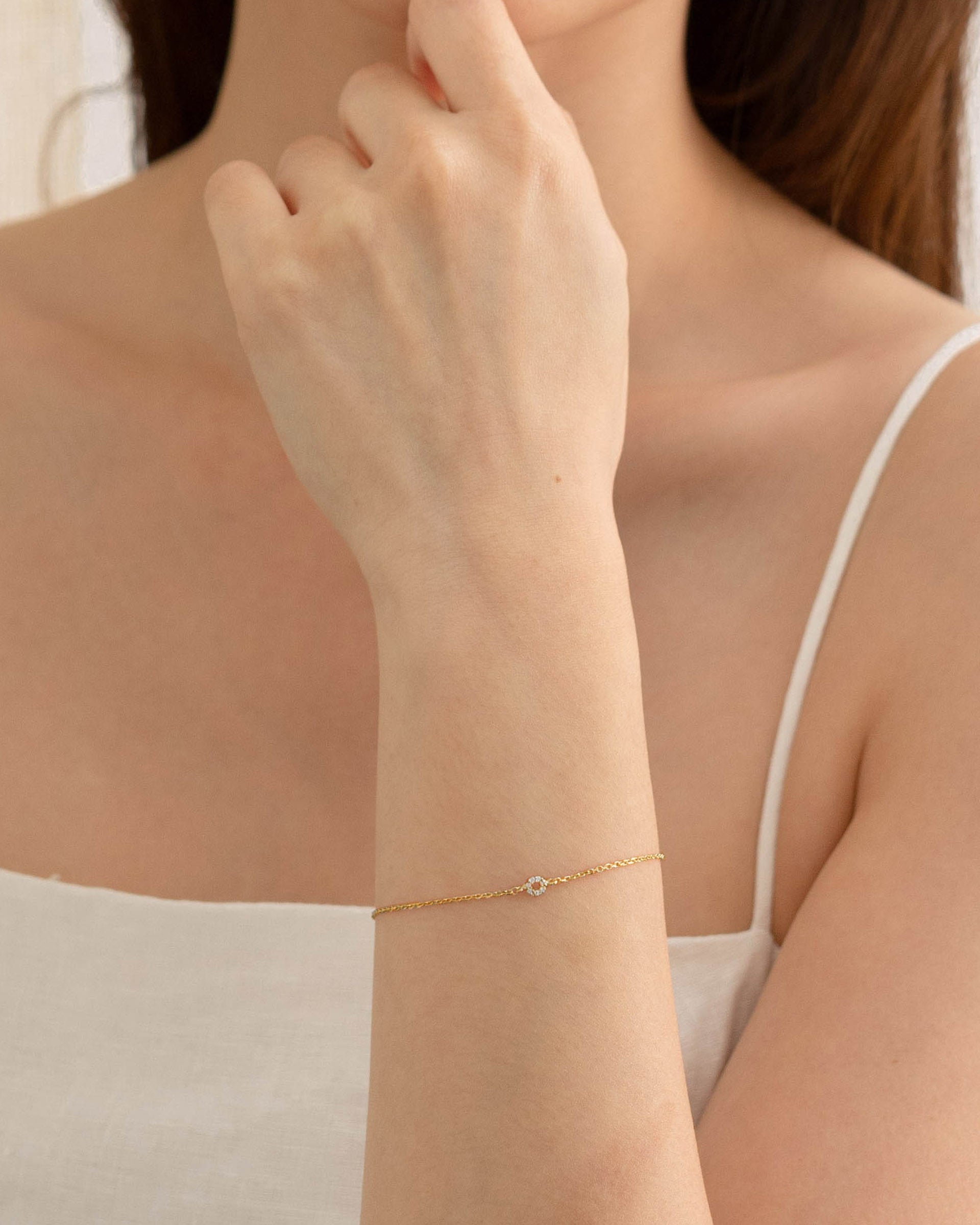Romille Circle Bracelet in Gold