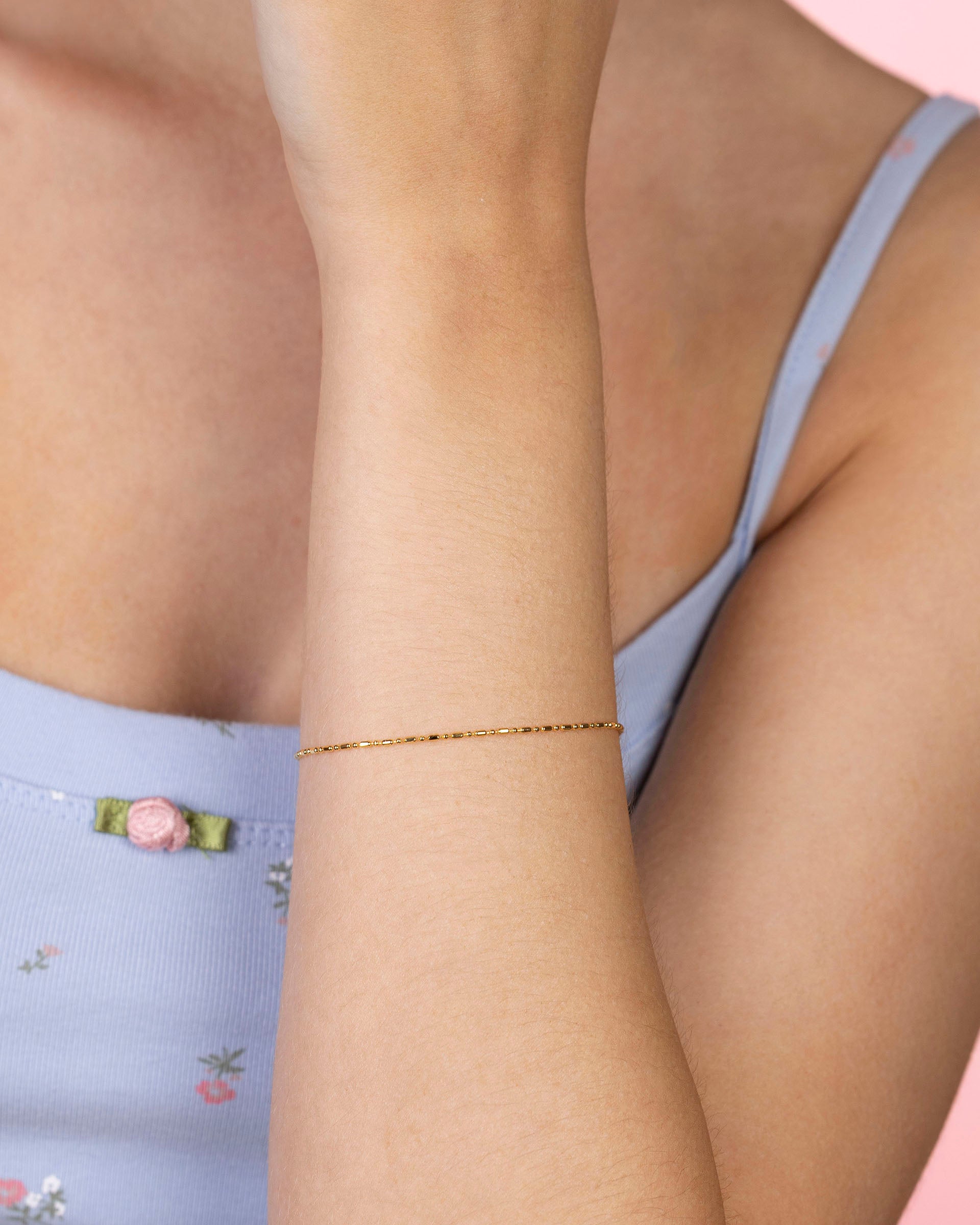 Reina Beaded Bracelet in Gold