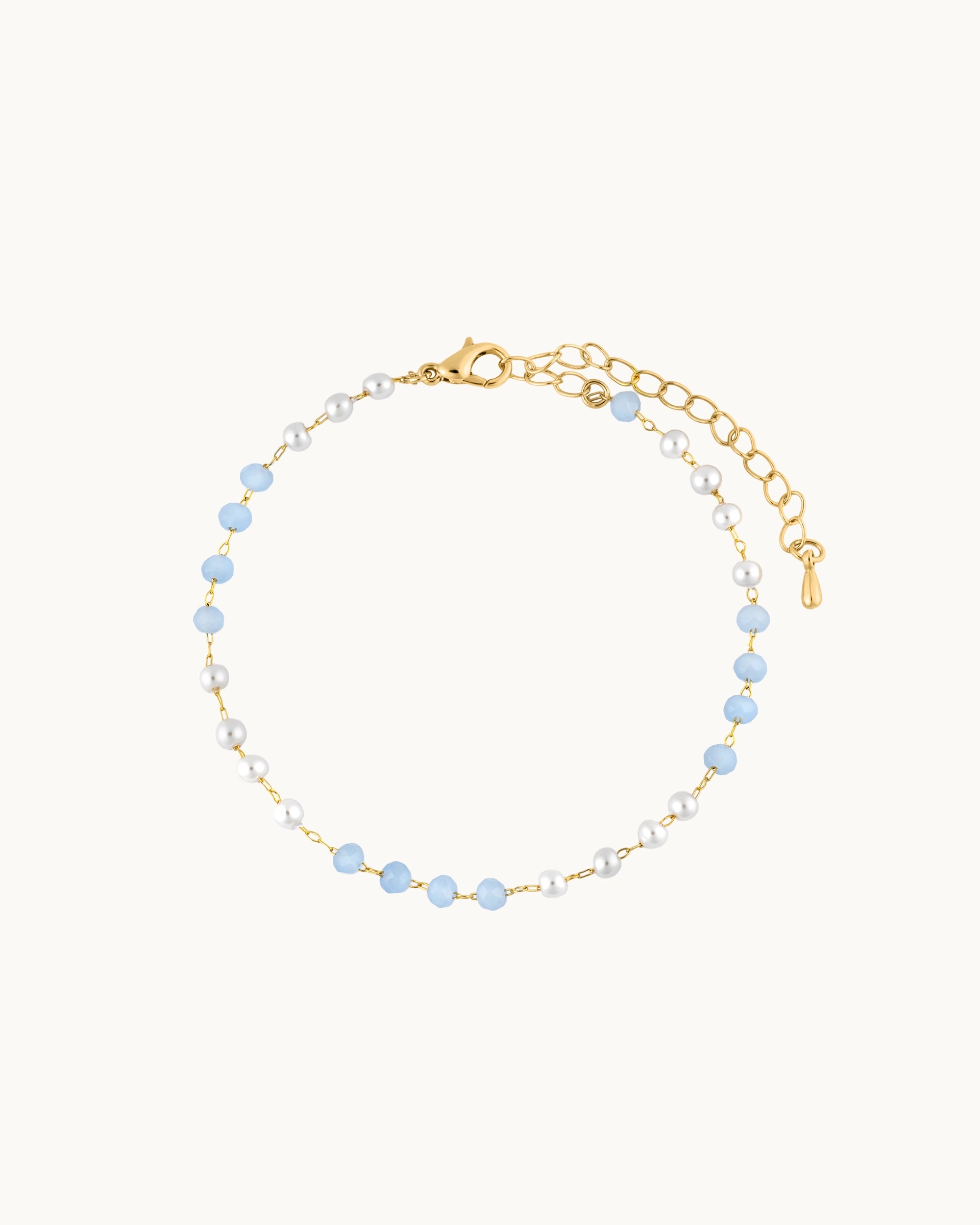 Nathalia Bracelet in Gold - Blue