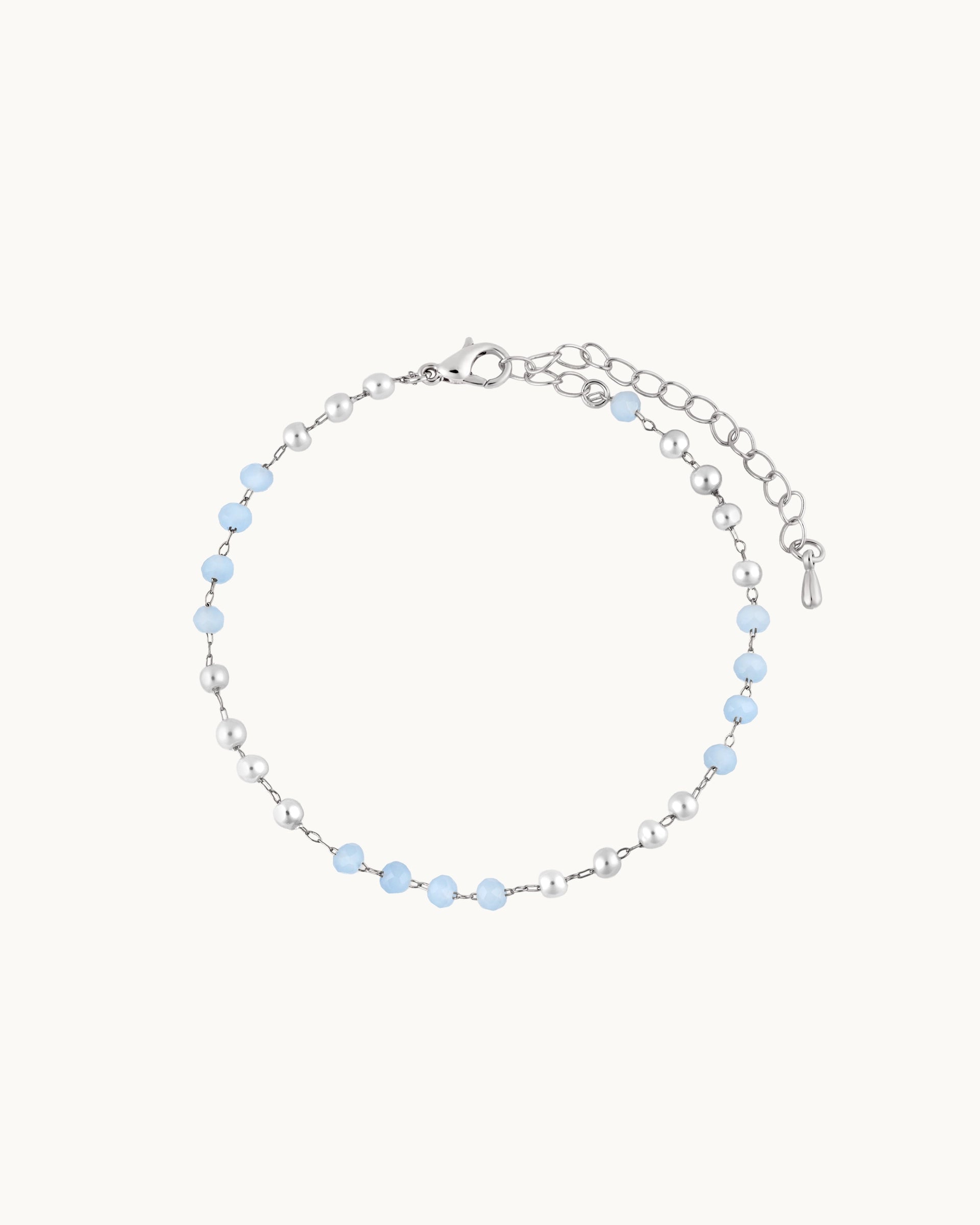 Nathalia Bracelet in Silver - Blue