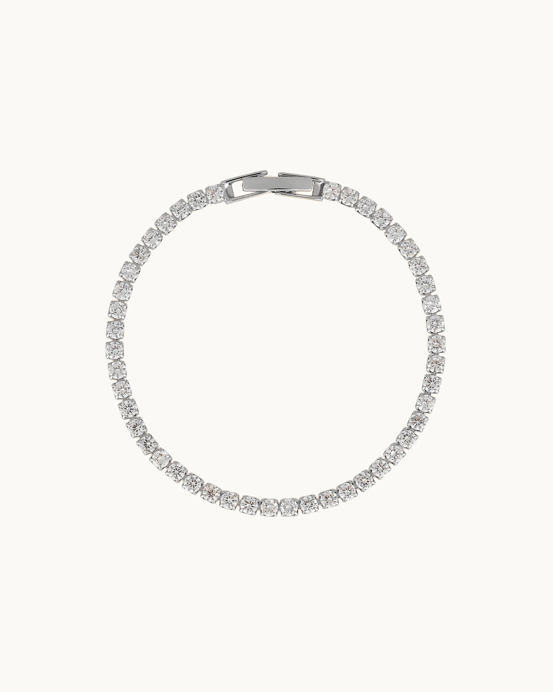Kesha Tennis Bracelet in Silver - 2.5mm