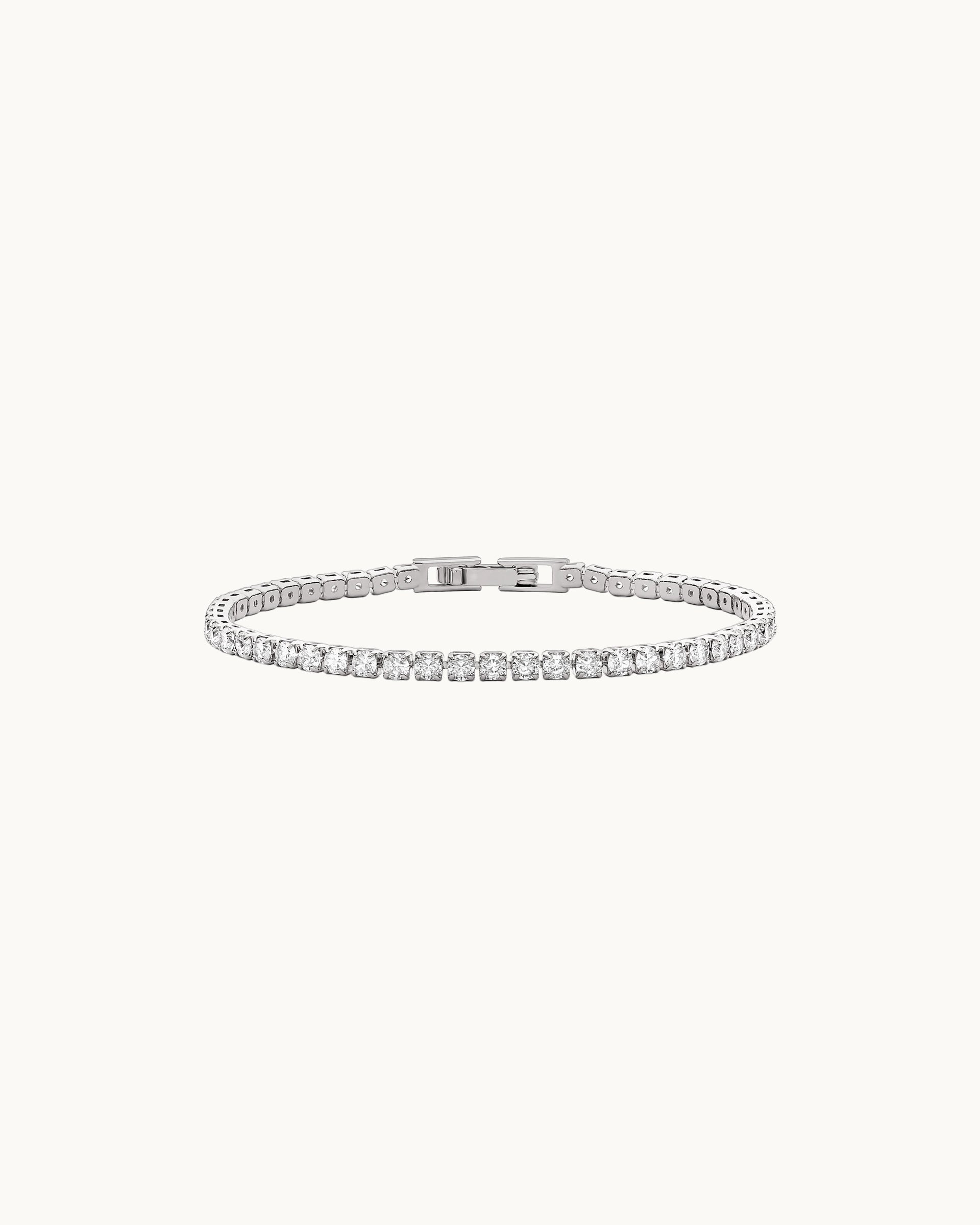 Kesha Tennis Bracelet in Silver - 2.5mm