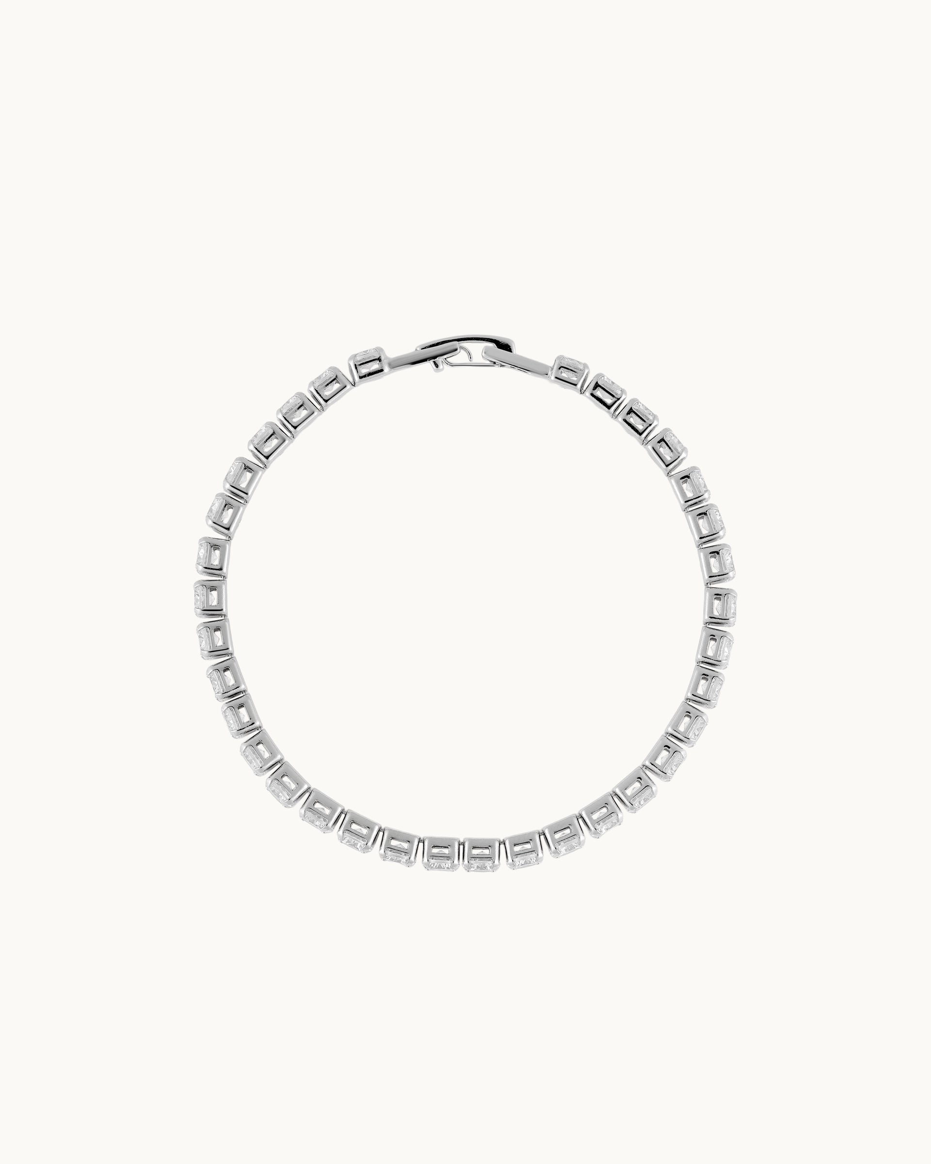 Kacey Tennis Bracelet in Silver - 4mm