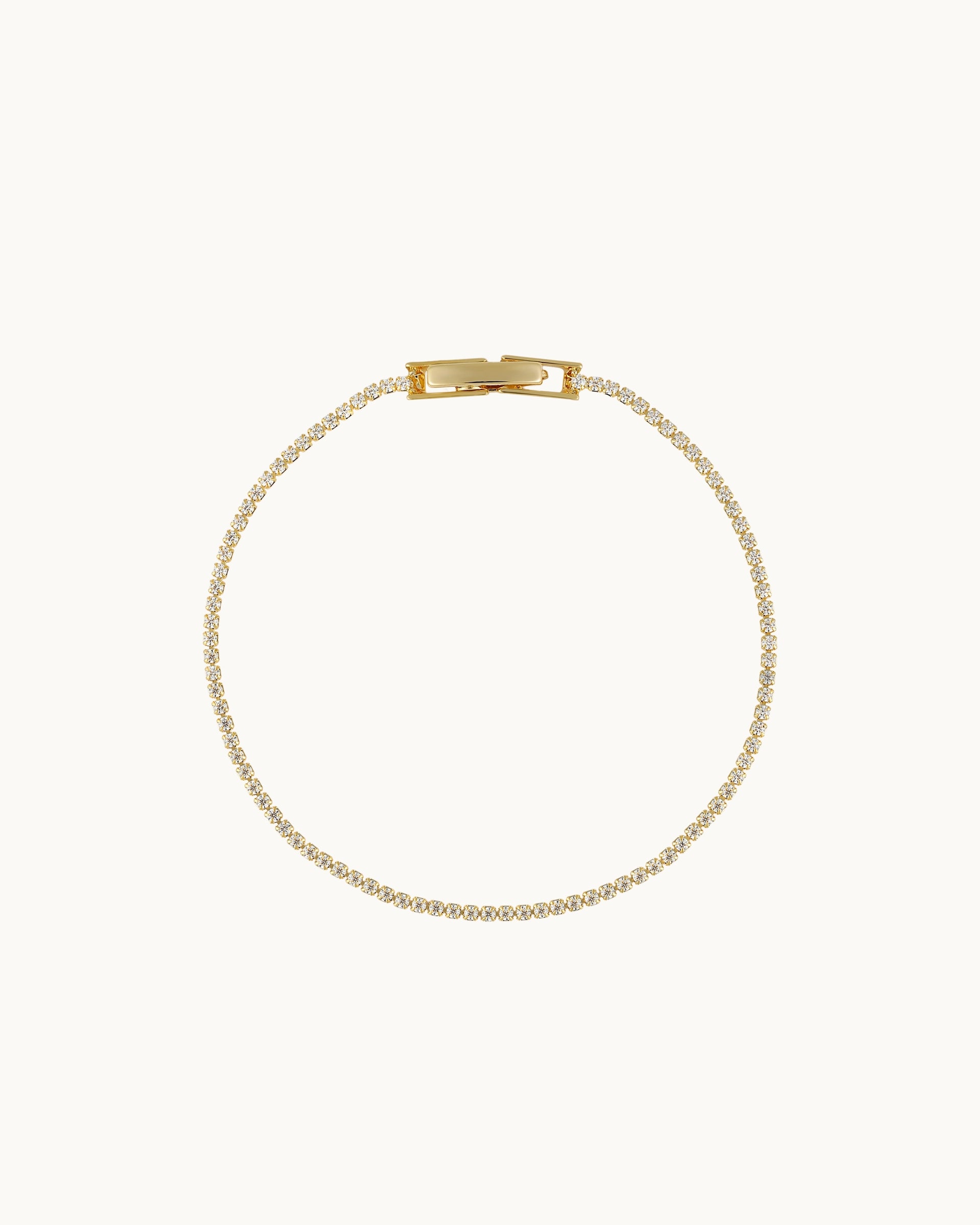 Kacey Tennis Bracelet in Gold - 1.2mm