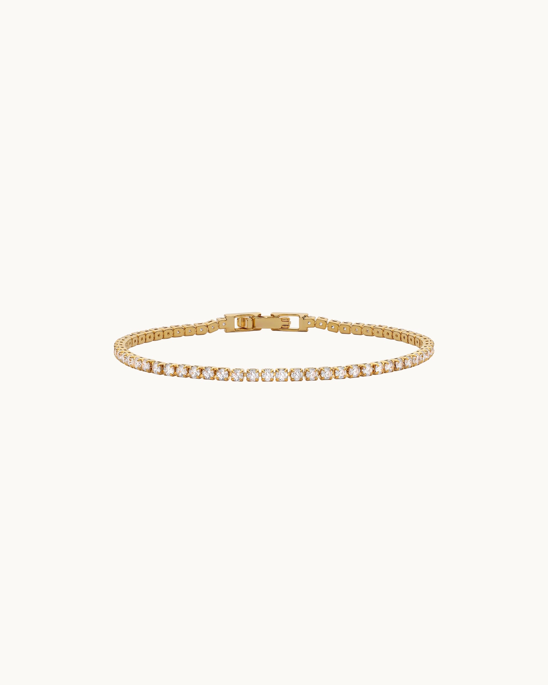 Kiera Tennis Bracelet in Gold - 2mm