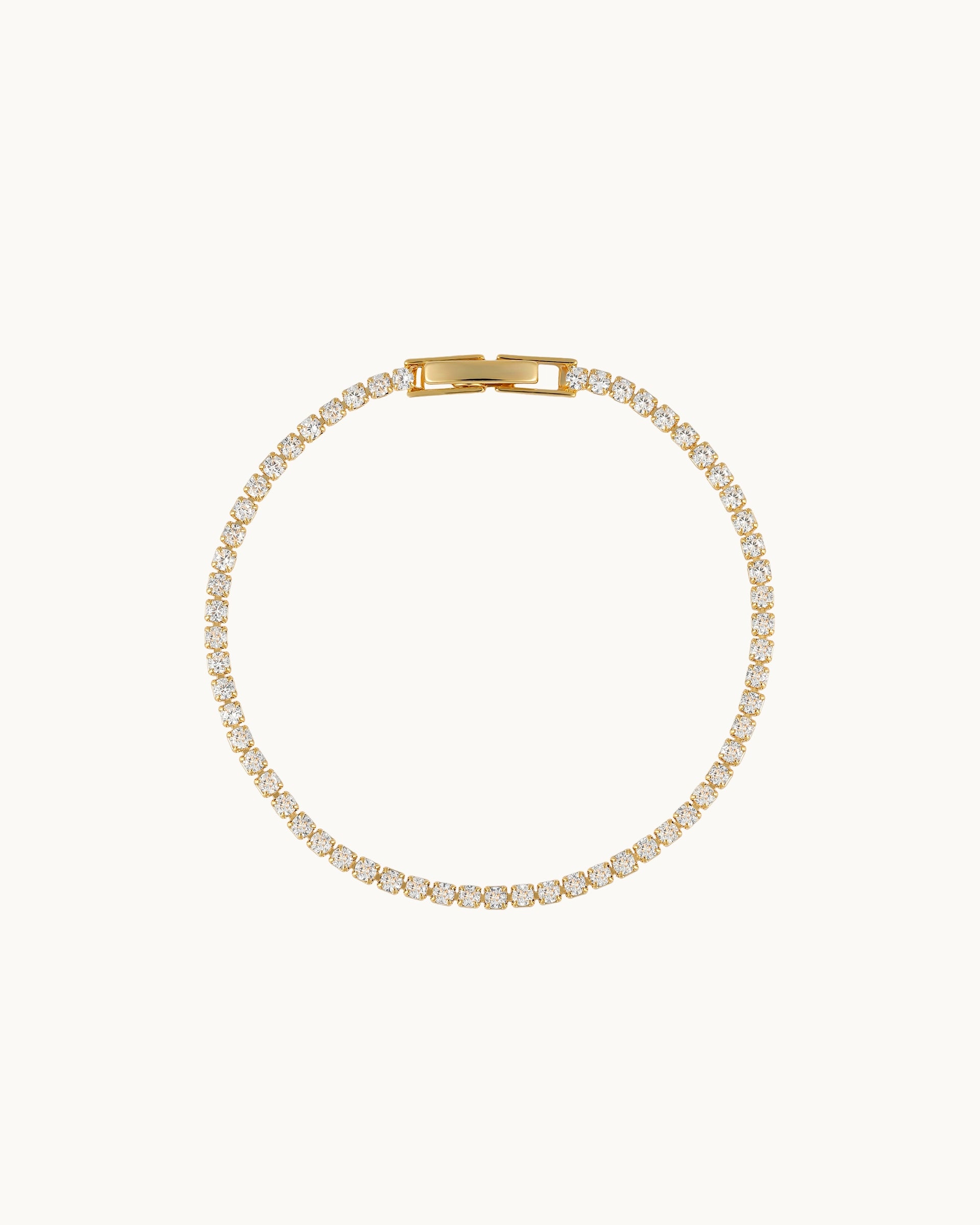 Kiera Tennis Bracelet in Gold - 2mm