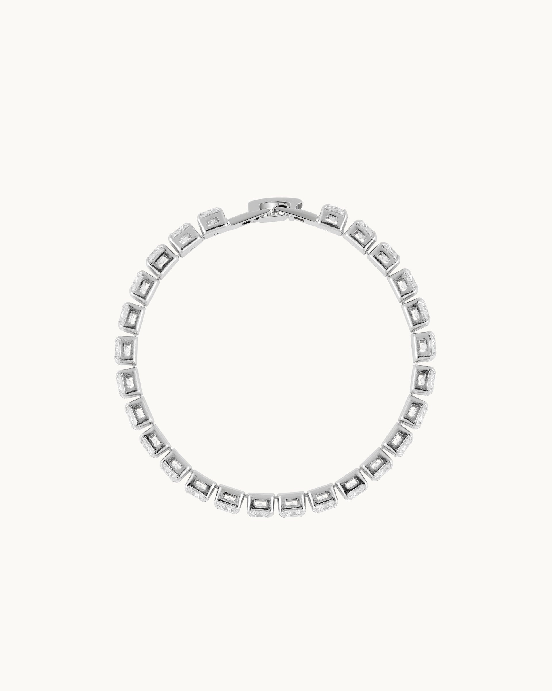 Kavya Tennis Bracelet in Silver - 5mm