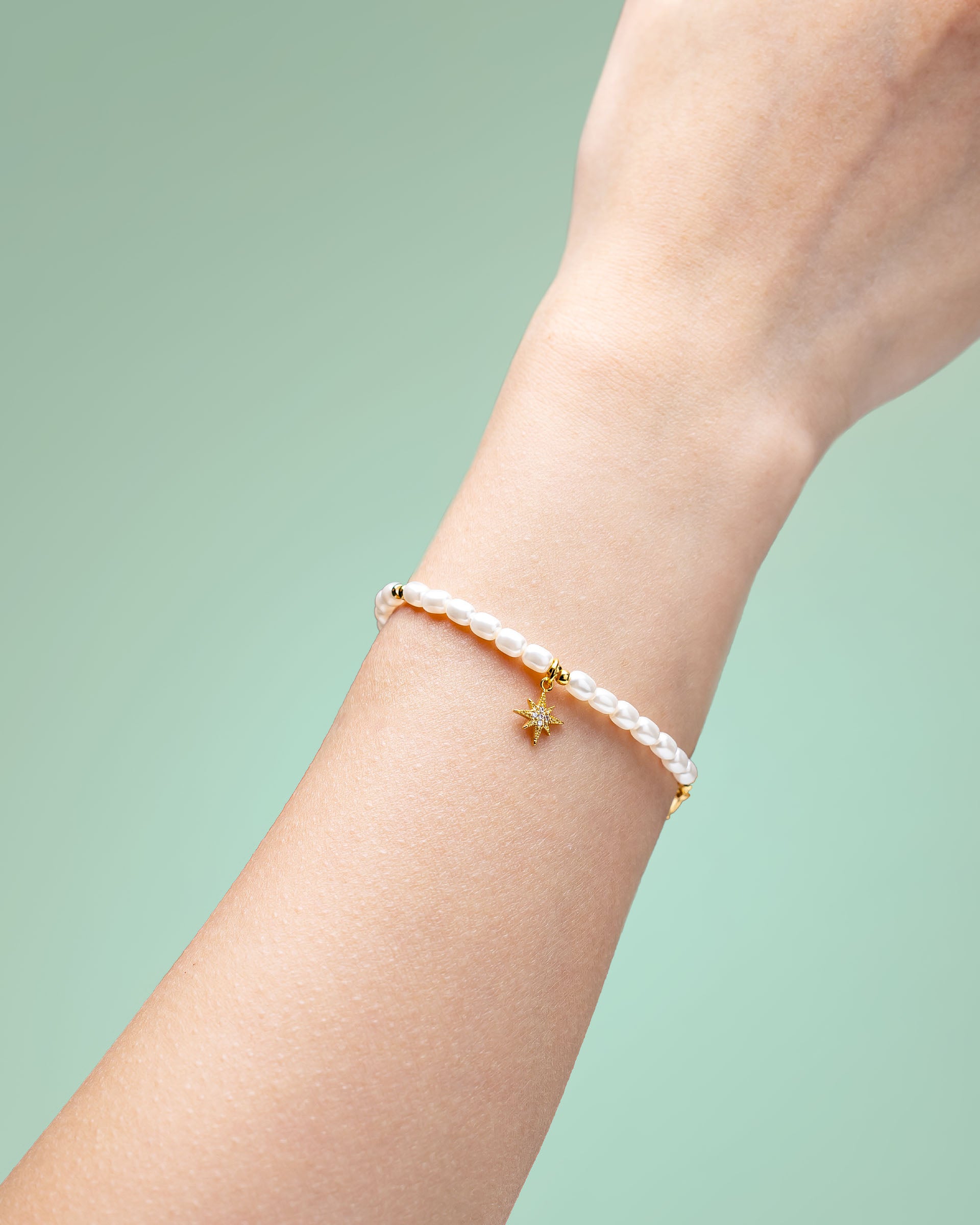 Ariella Star Motif Bracelet in Gold
