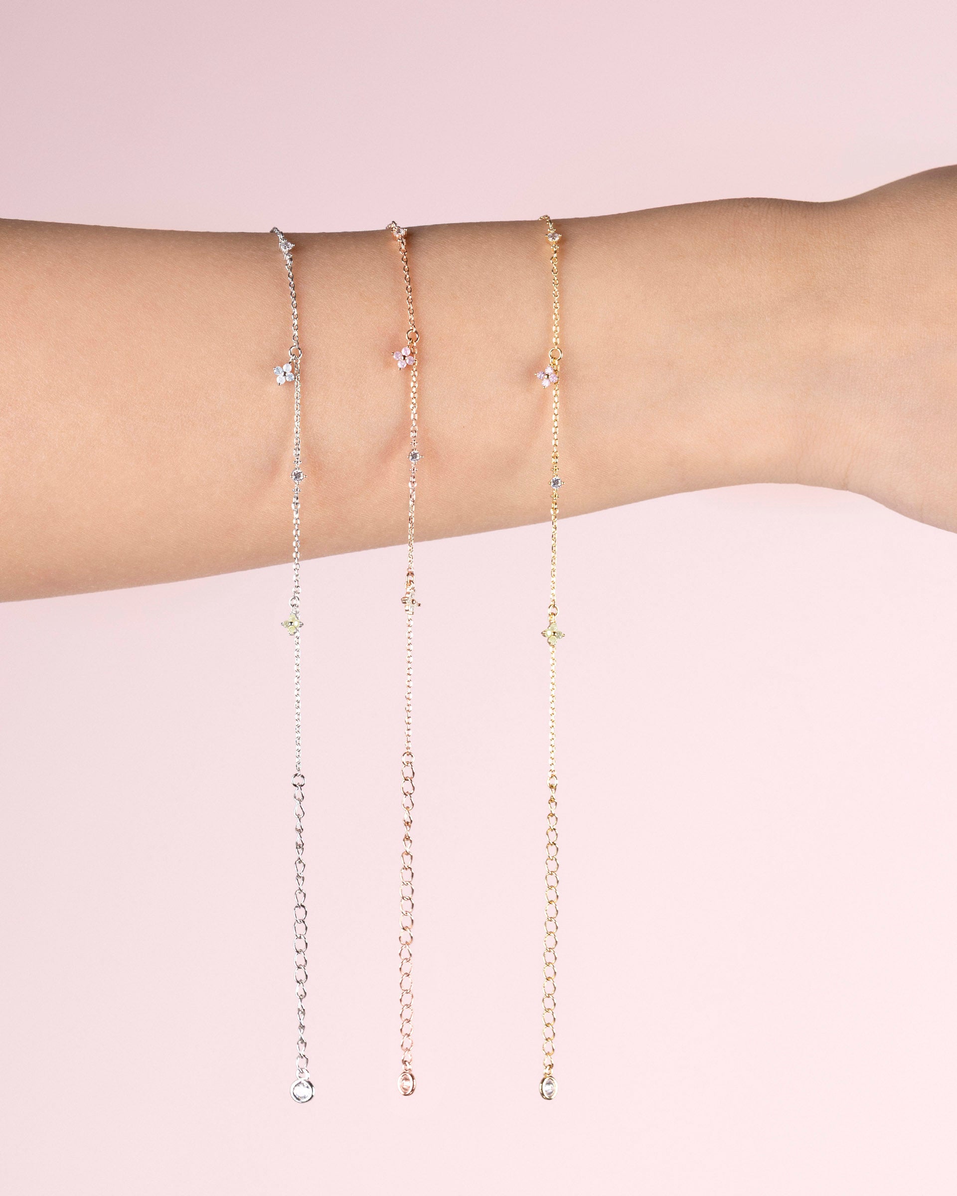 Violetta Charm Bracelet in Gold