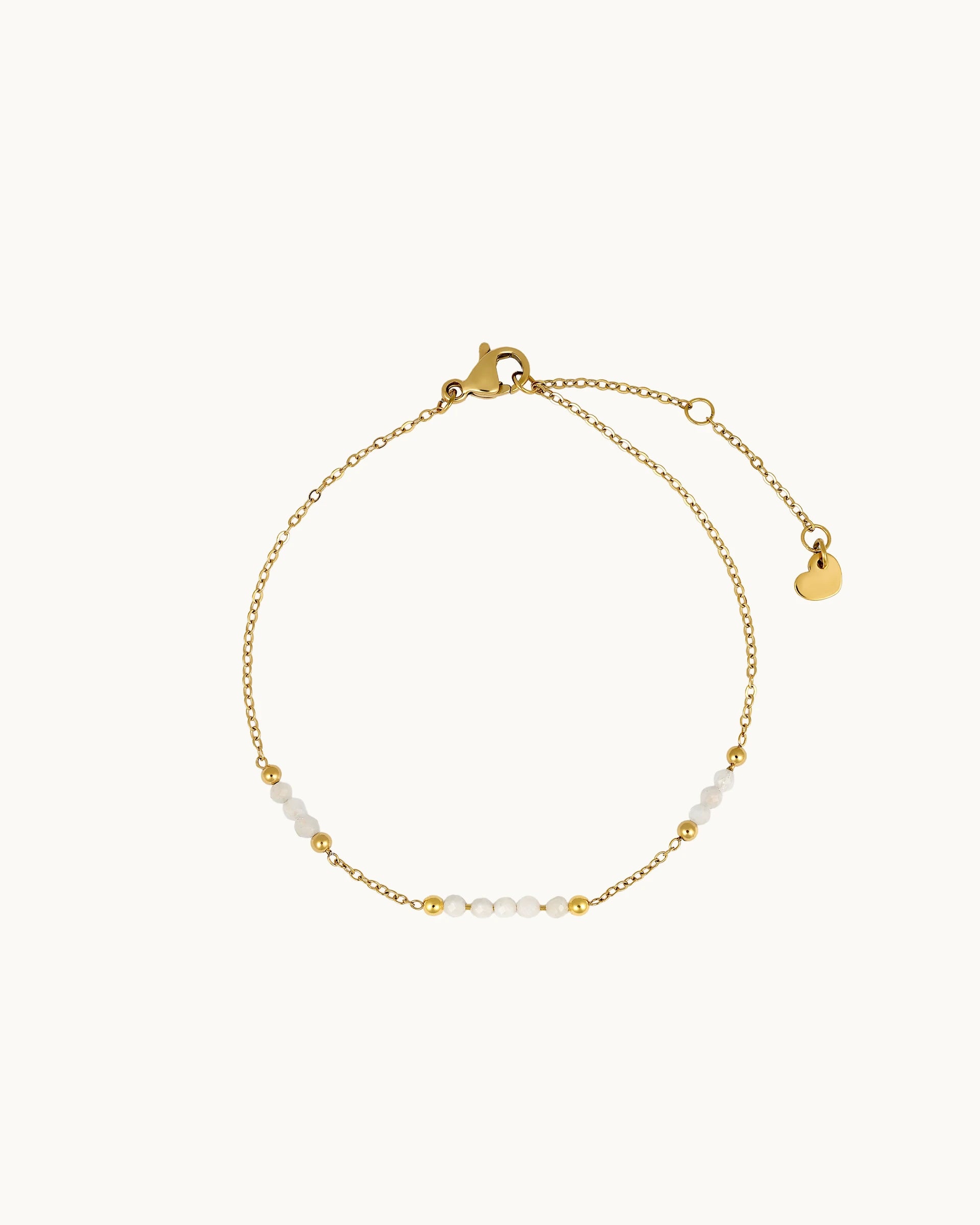 Janelle Beaded Bracelet in Gold