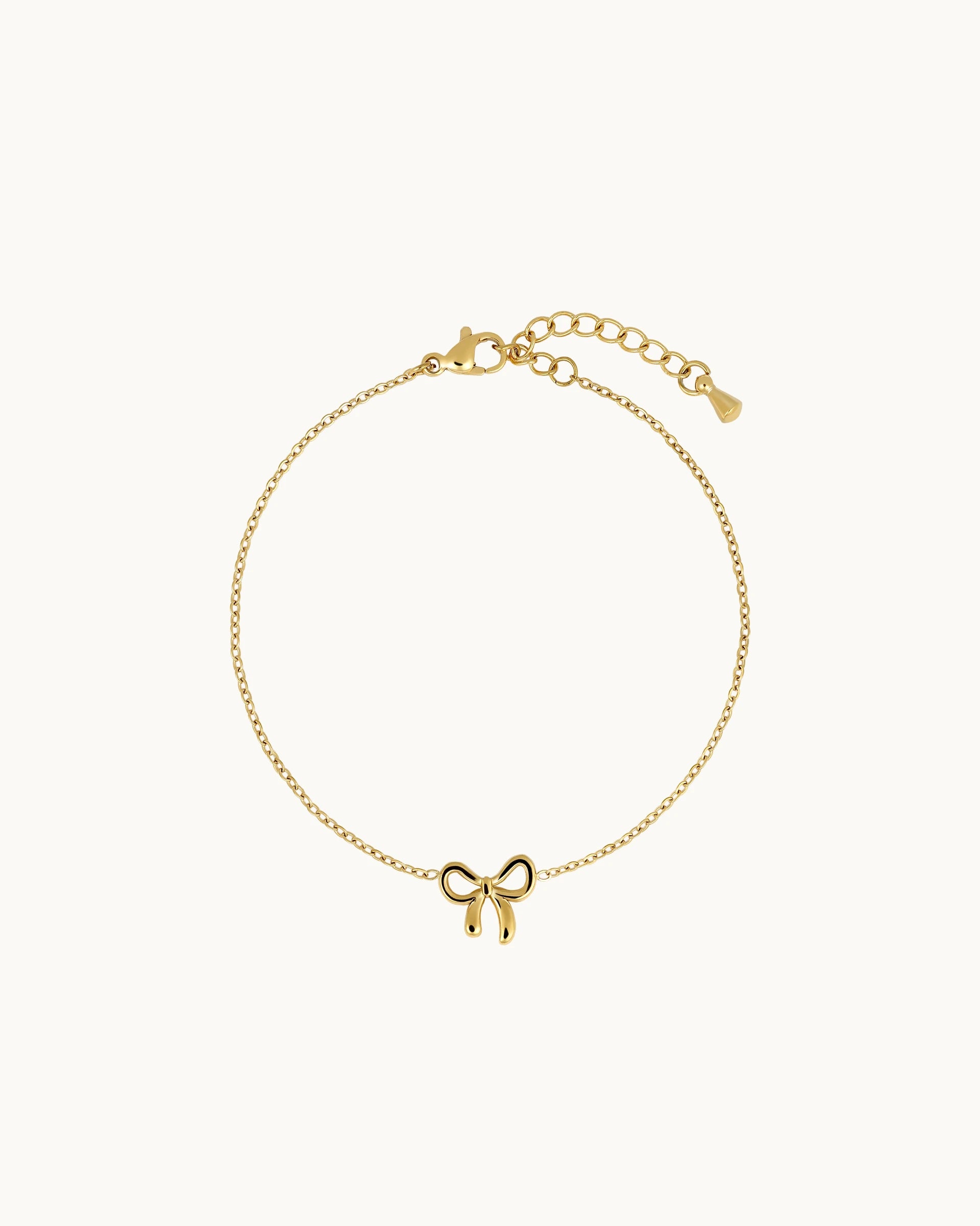 Amy Bow Bracelet in Gold