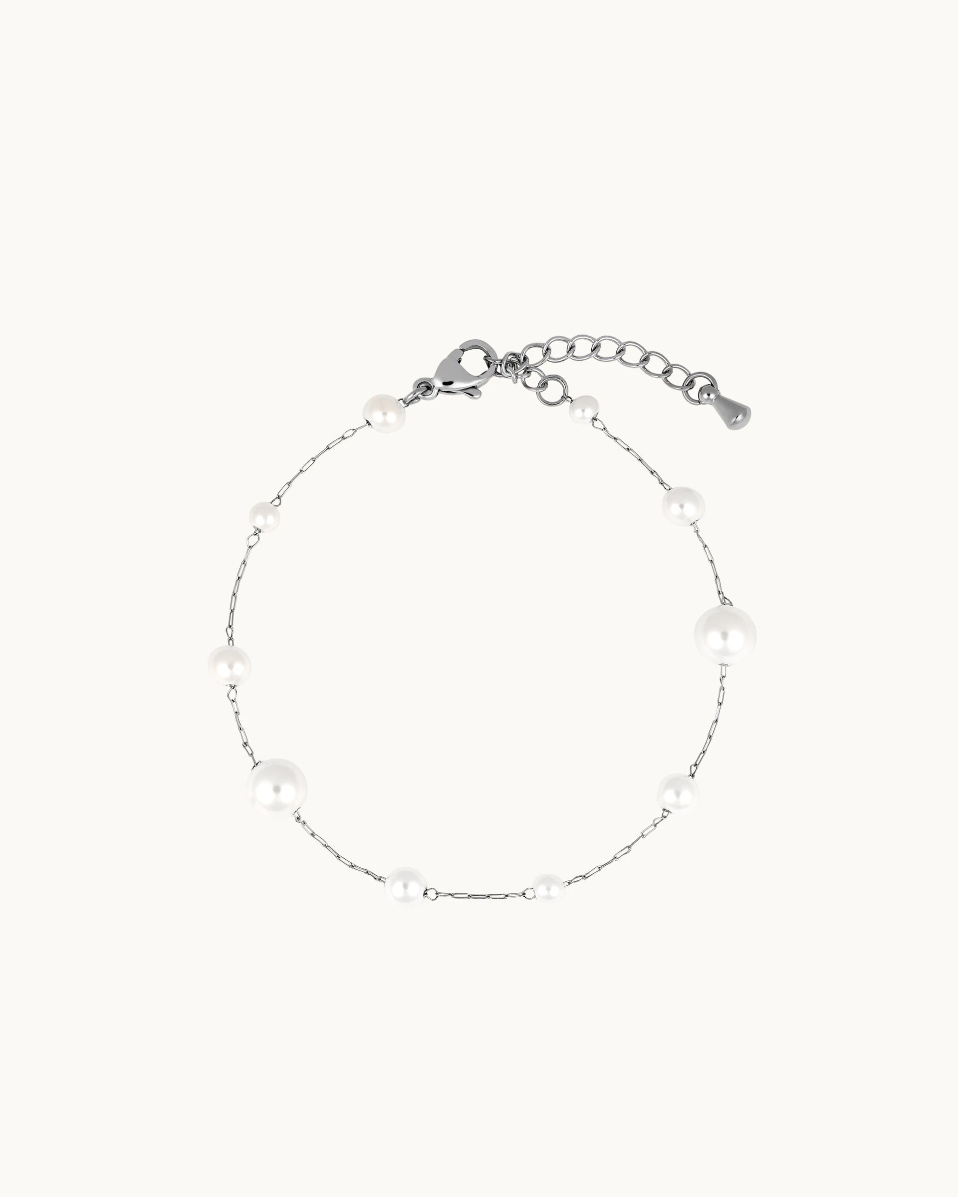 Brisa Pearl Bracelet in Silver