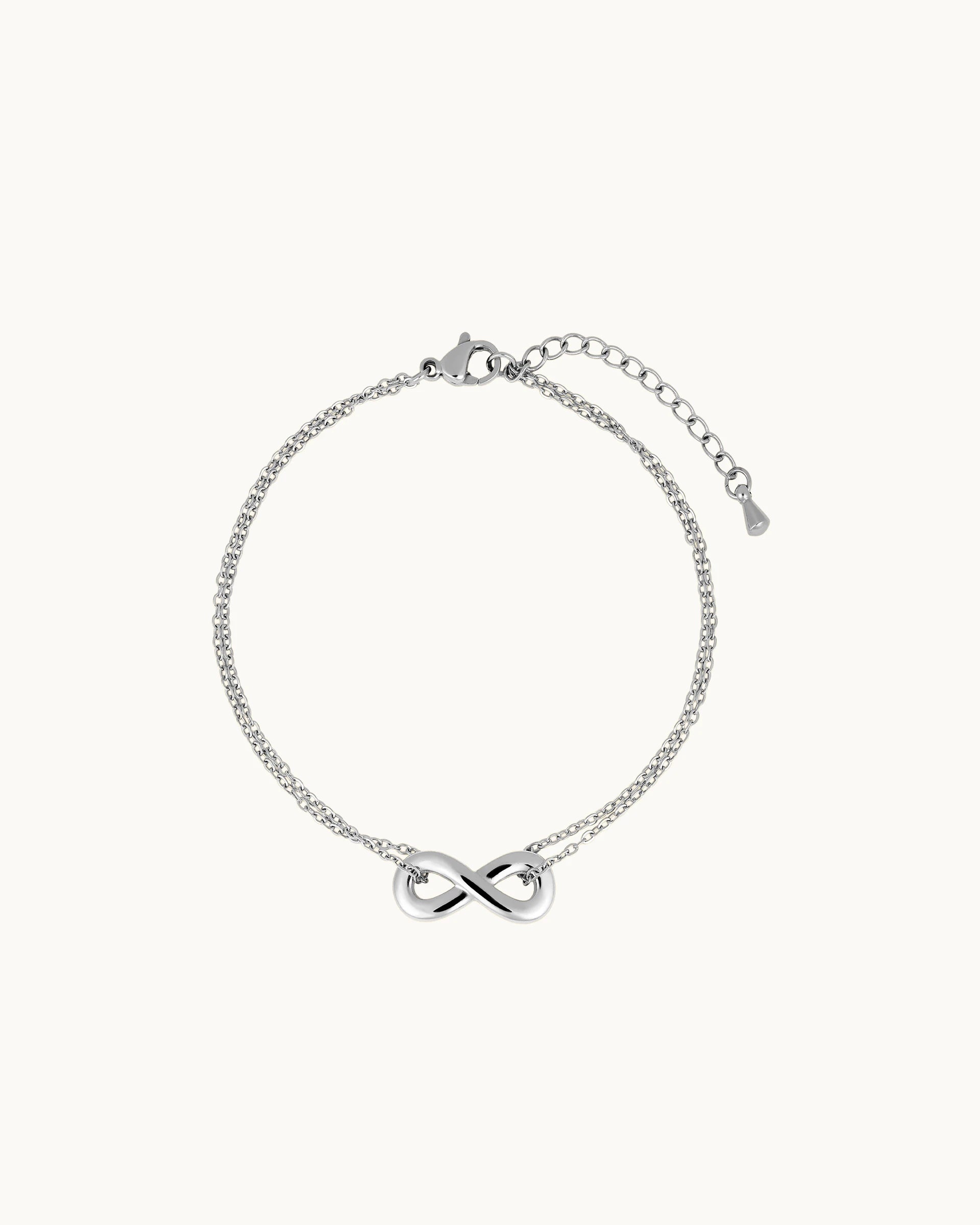 Marise Infinity Bracelet in Silver