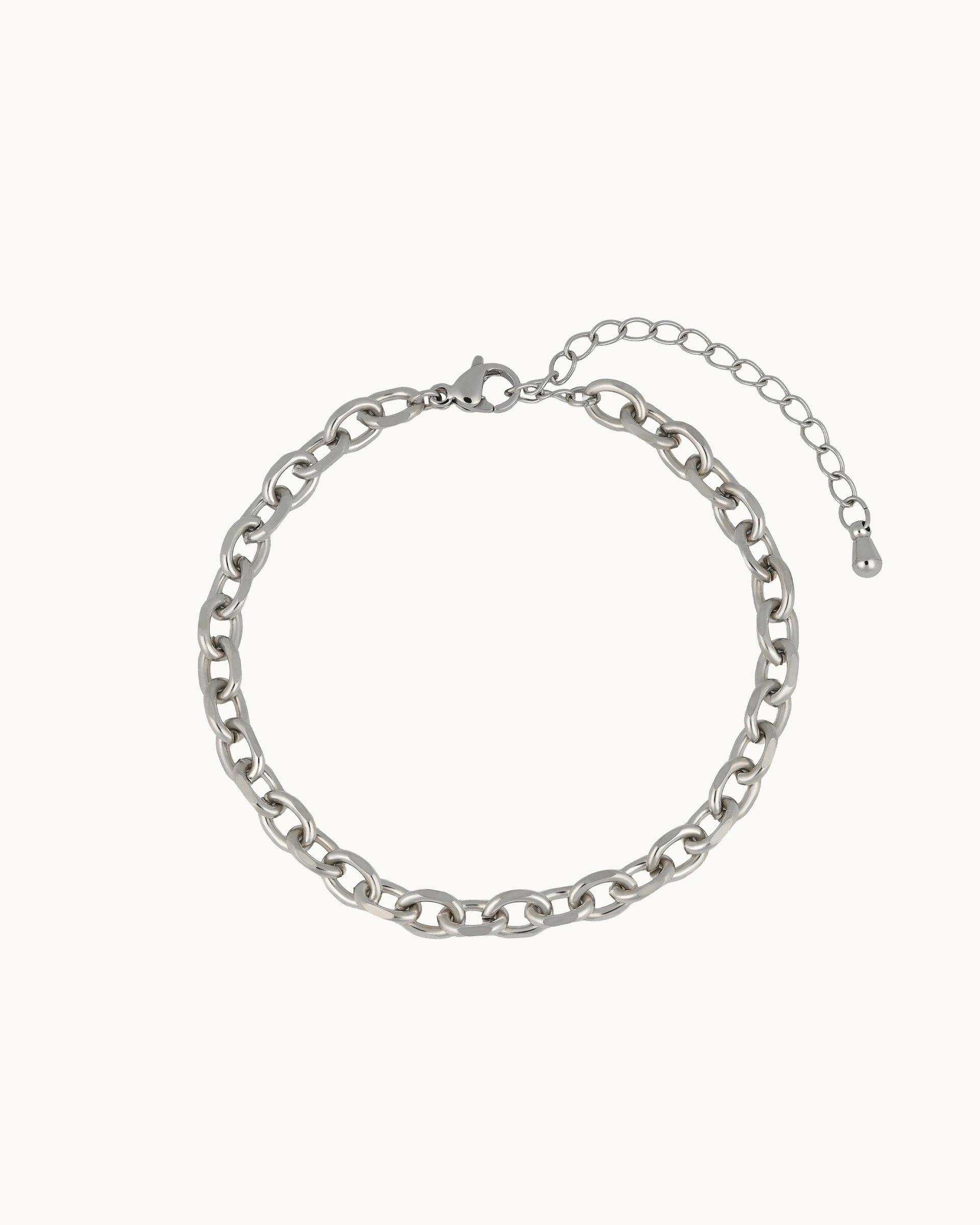Nola Chain Bracelet in Silver