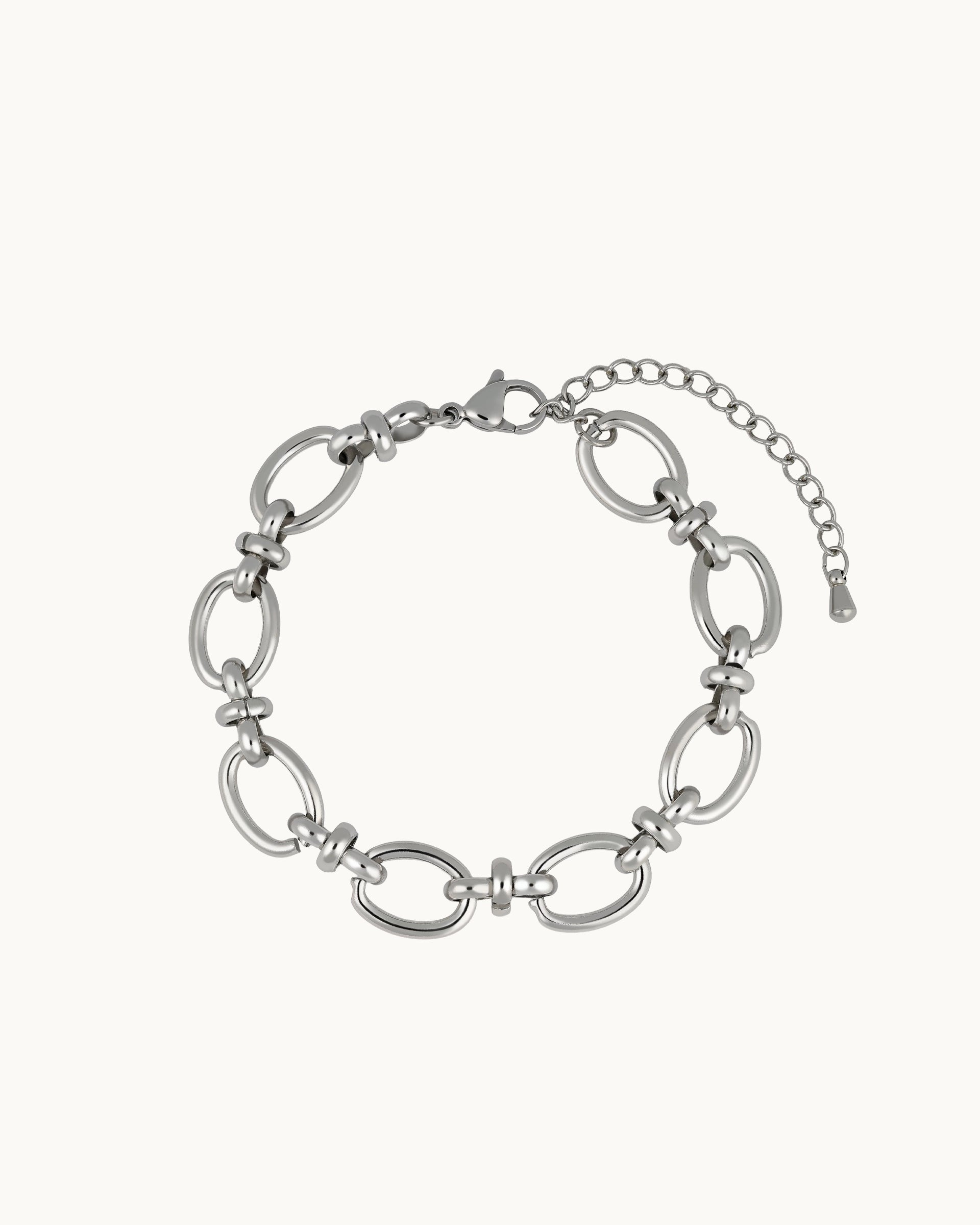 Jania Chain Bracelet in Silver