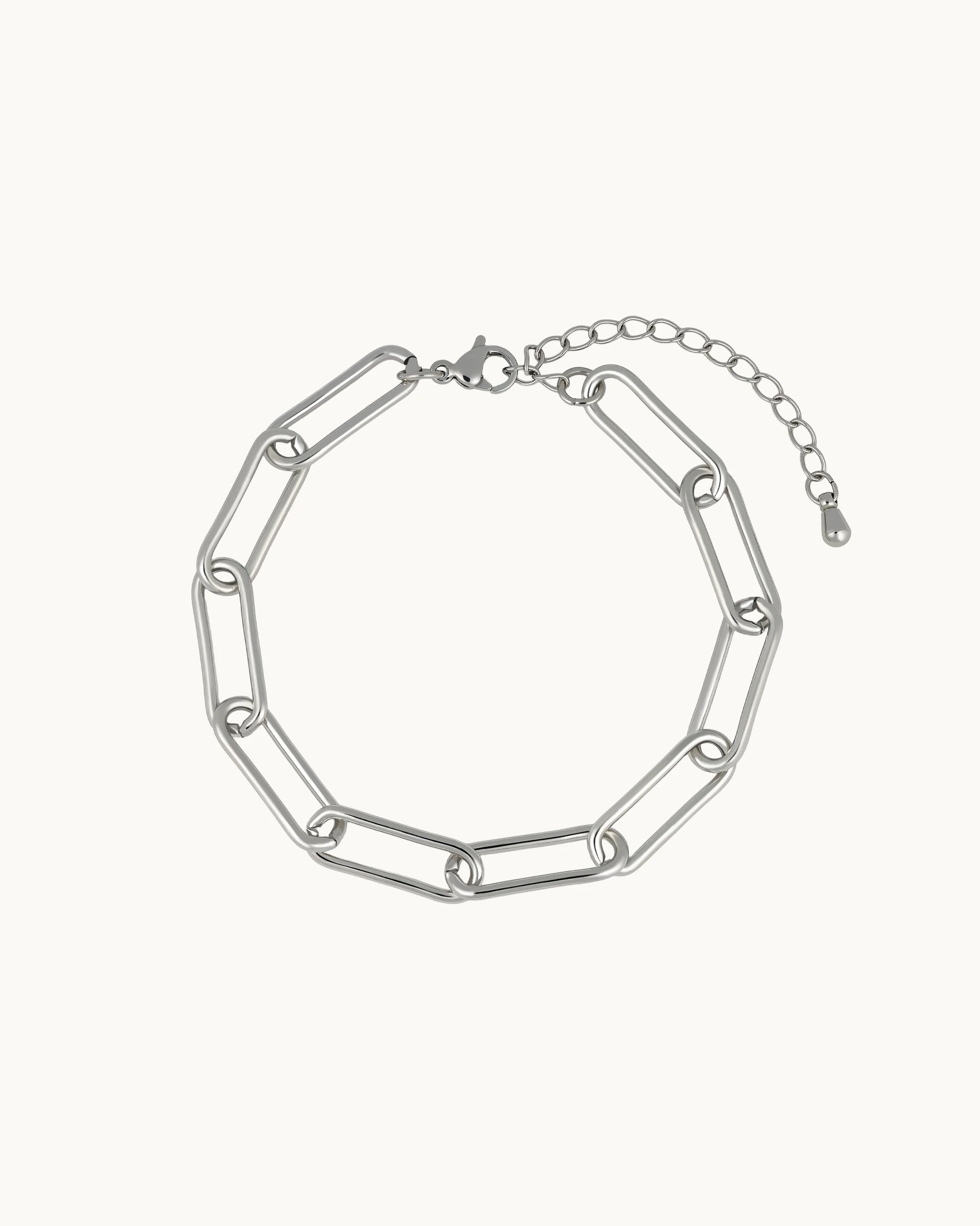 Shea Link Bracelet in Silver