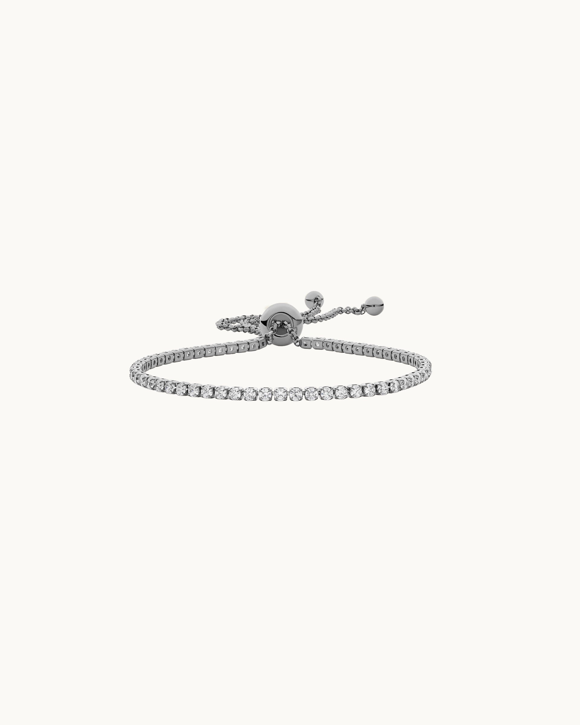 Adison Tennis Bracelet in Silver