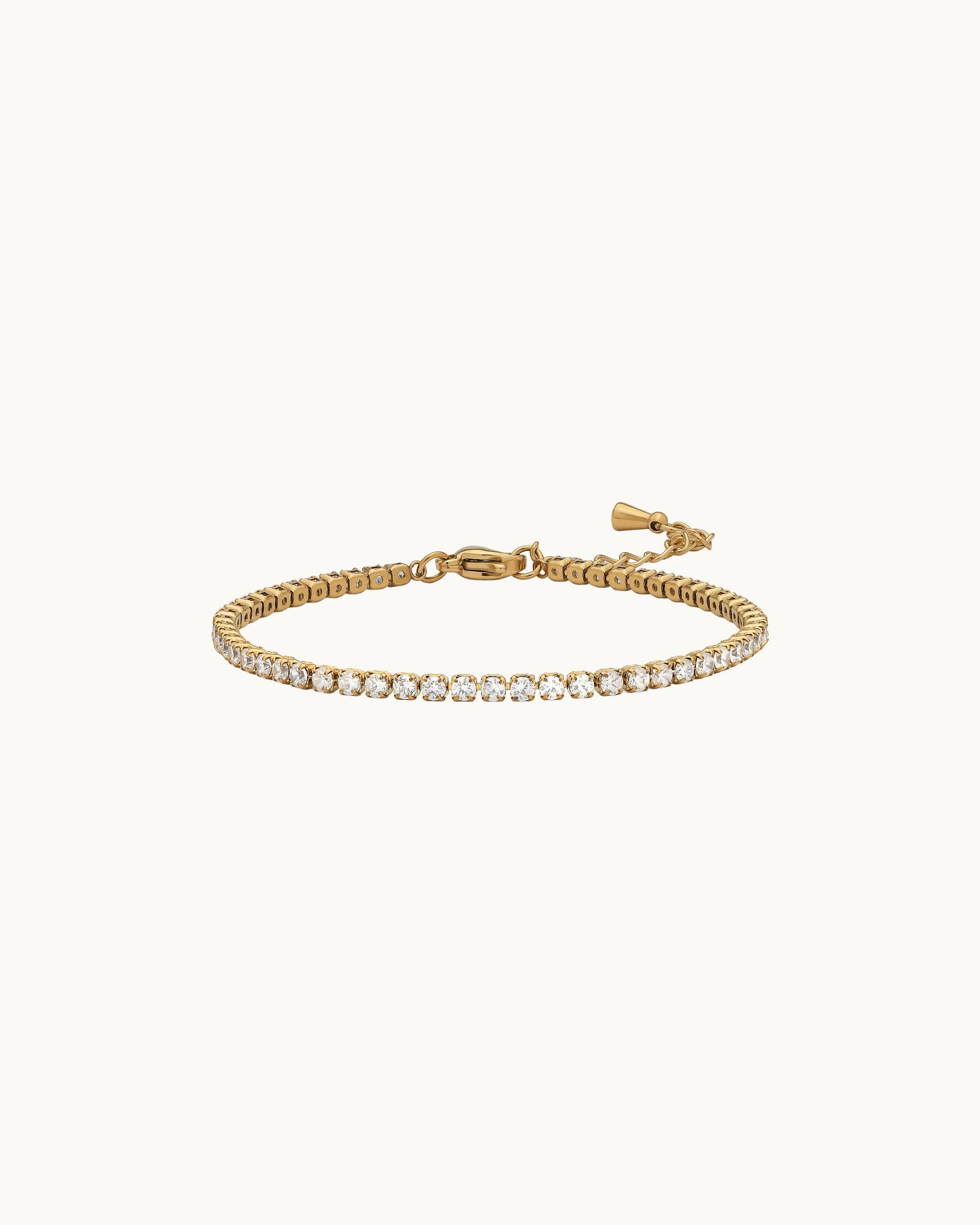 Alisha Tennis Bracelet in Gold - 2mm