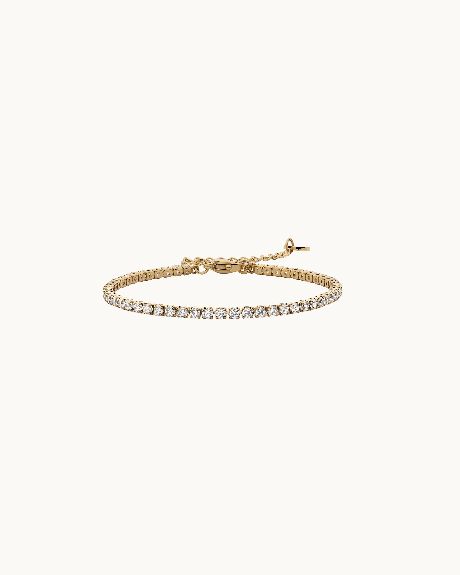 Alisha Tennis Bracelet in Gold - 2mm