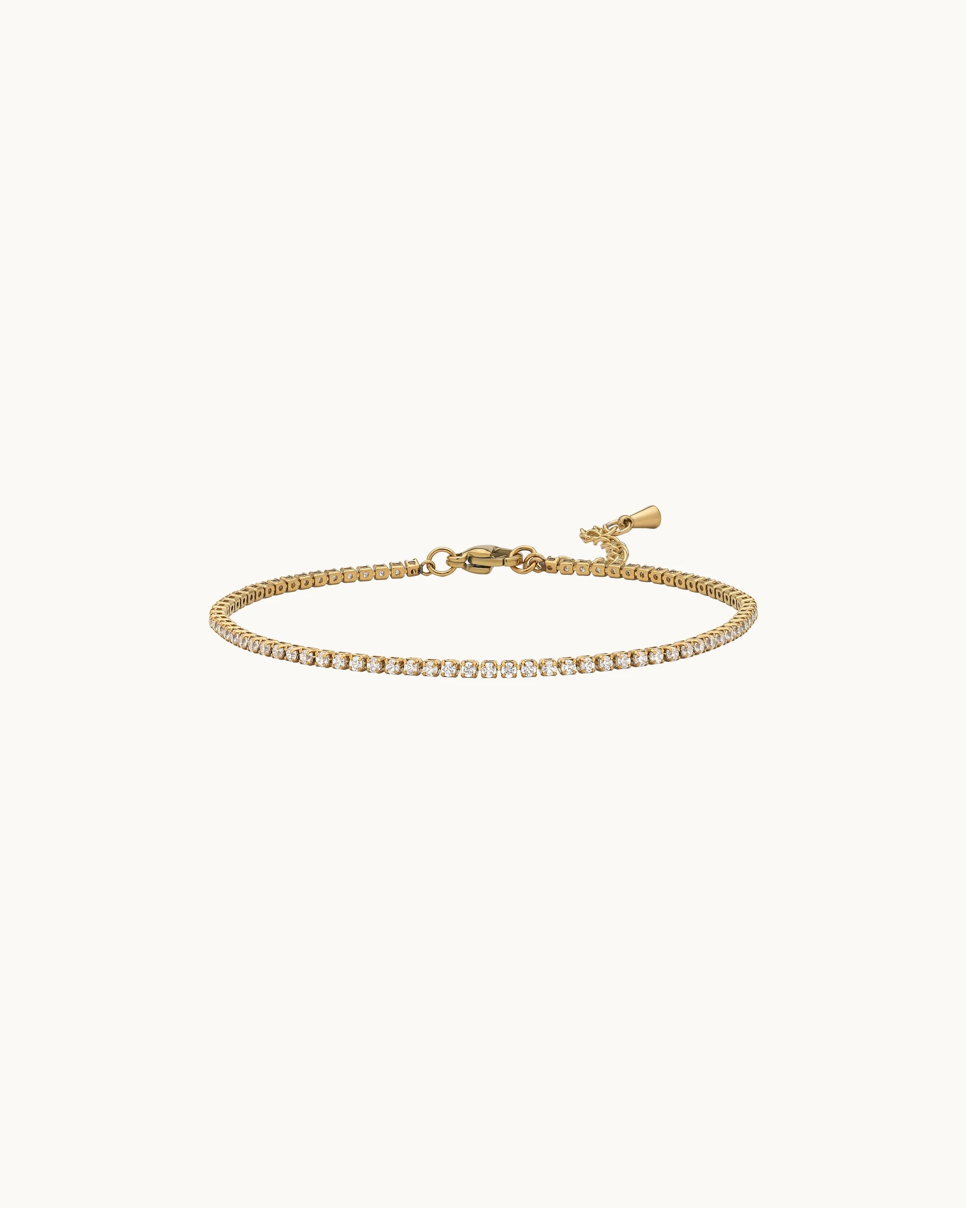 Alisha Tennis Bracelet in Gold - 1.5mm