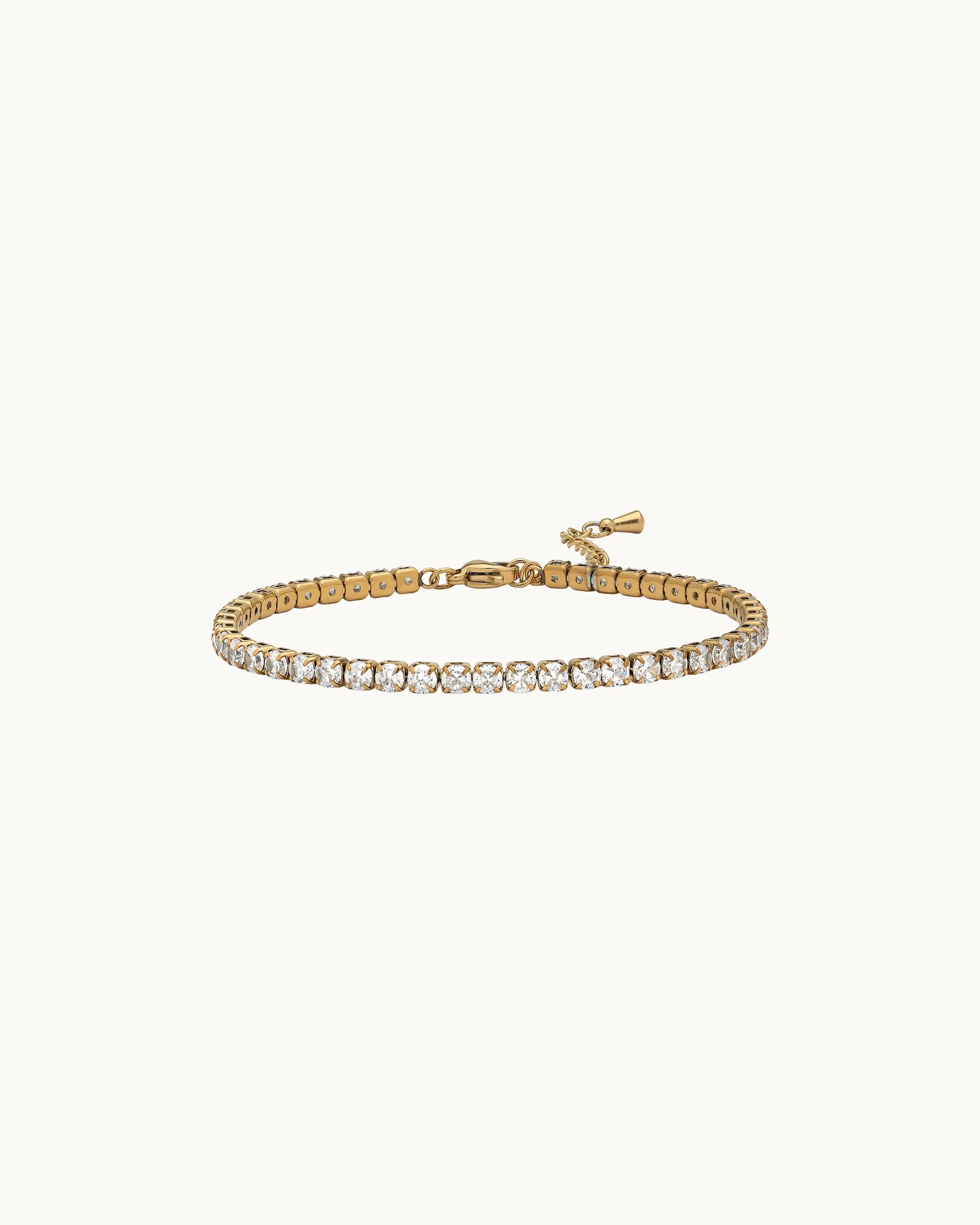 Alisha Tennis Bracelet in Gold - 3mm