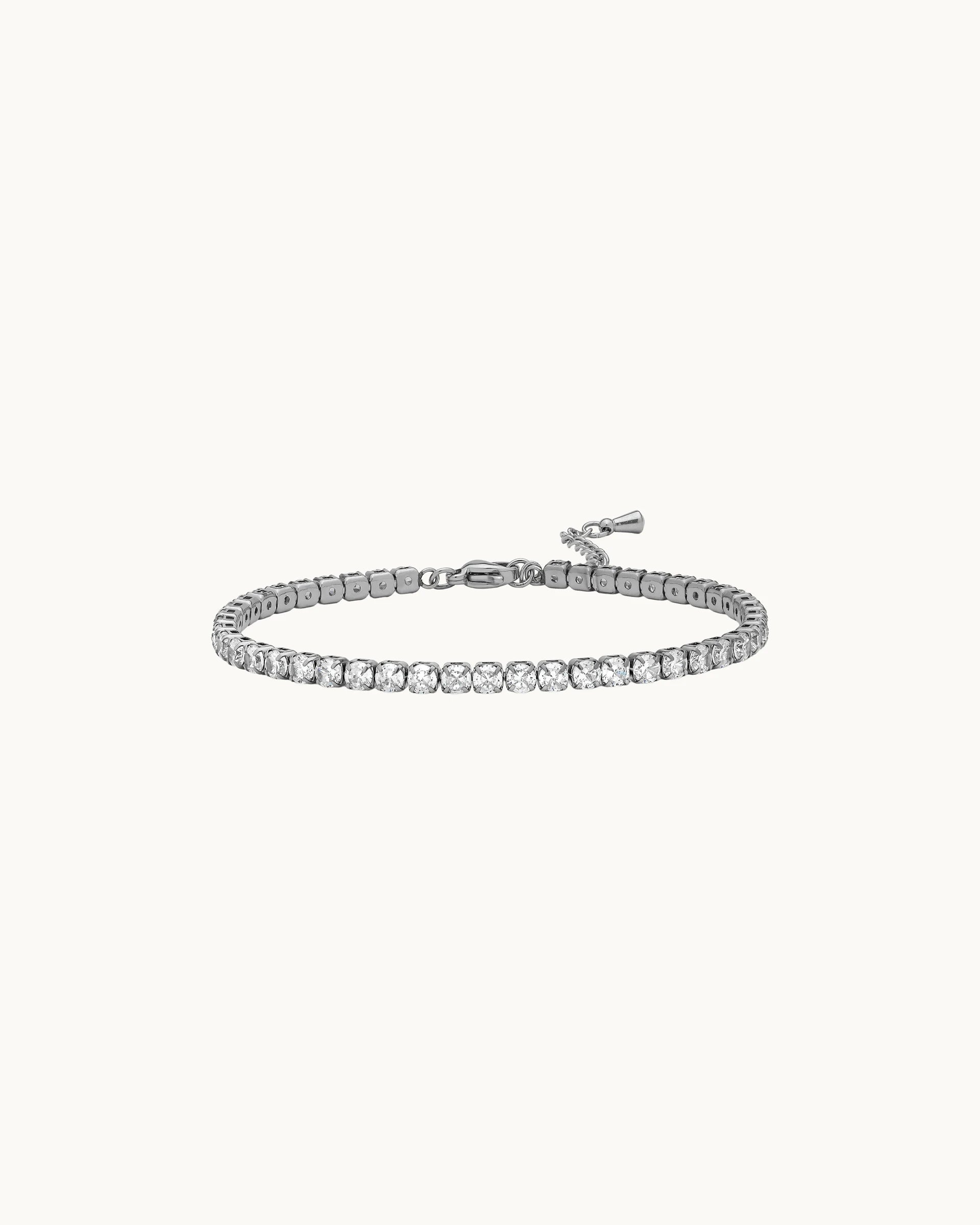 Alisha Tennis Bracelet in Silver - 3mm