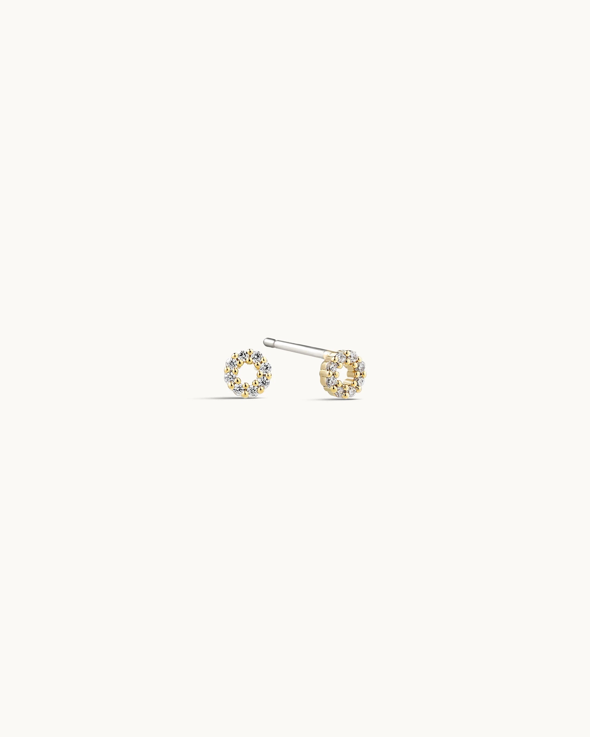 Carli Stud Earrings in Gold