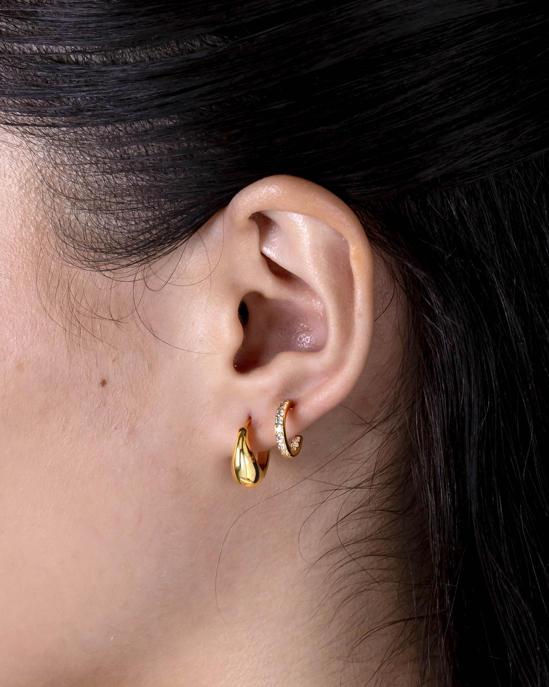 Tova Hoop Earrings in Gold