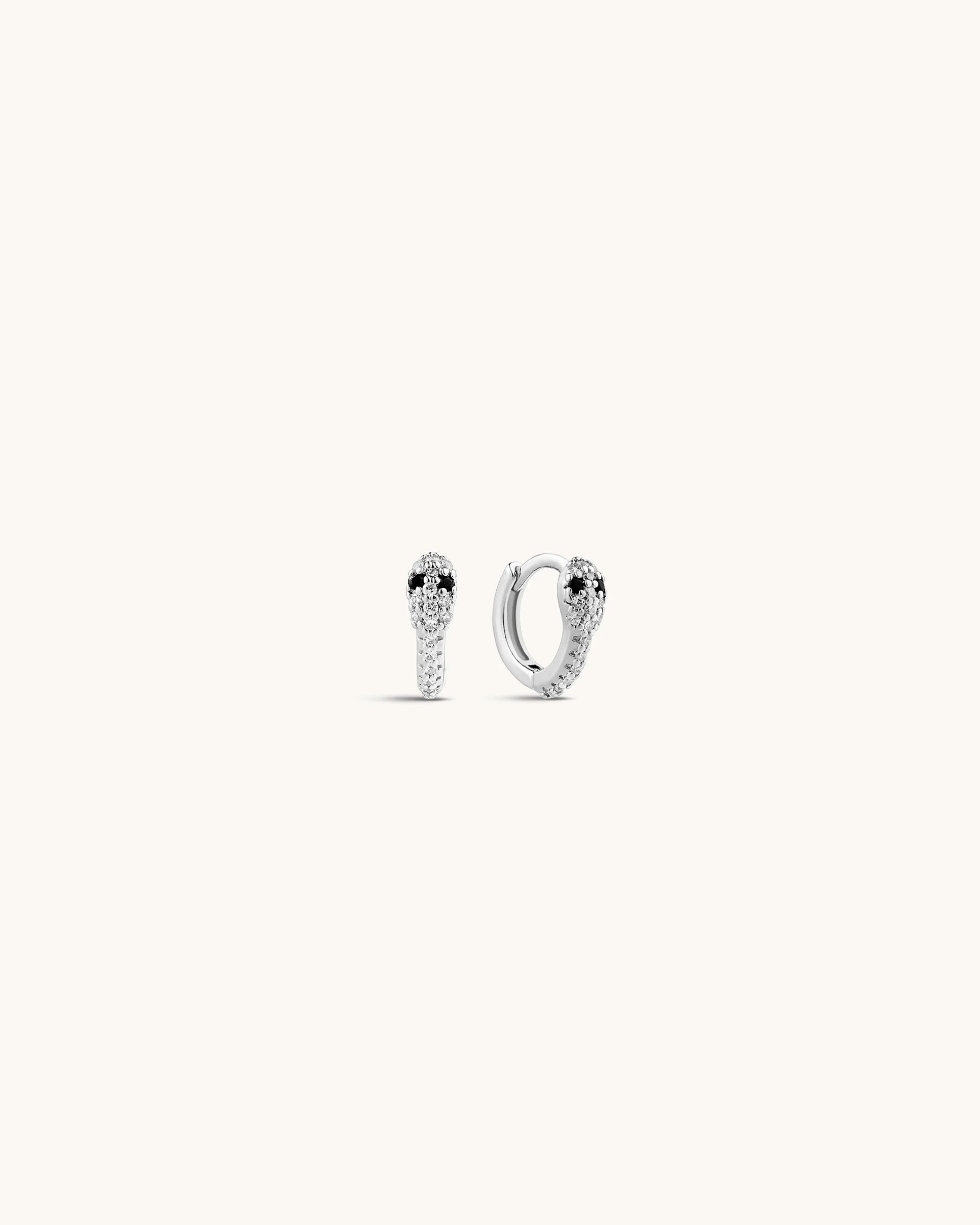 Joslyn Hoop Earrings in Silver