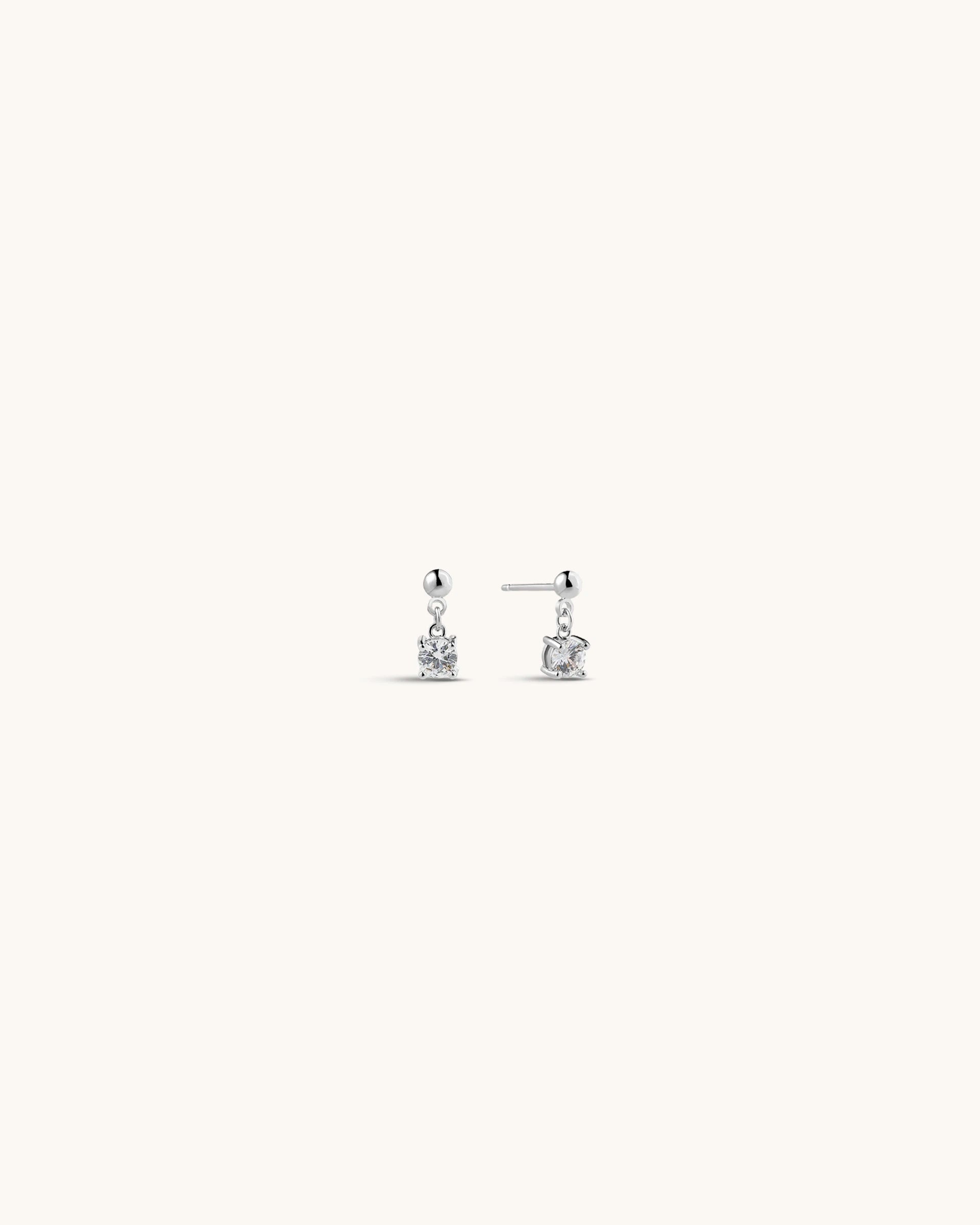Lystria Dangling Earrings in Silver
