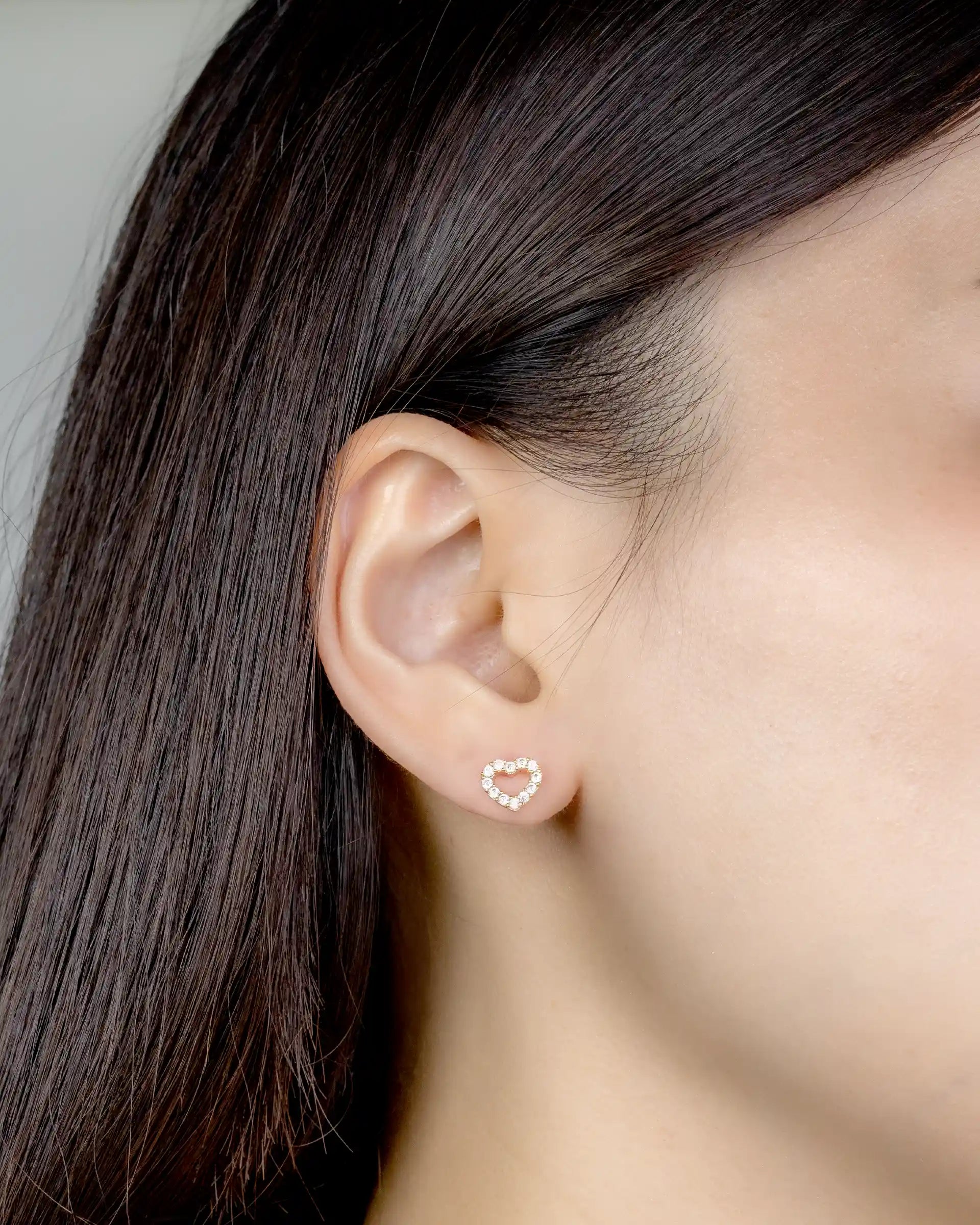Tiana Stud Earrings in Gold