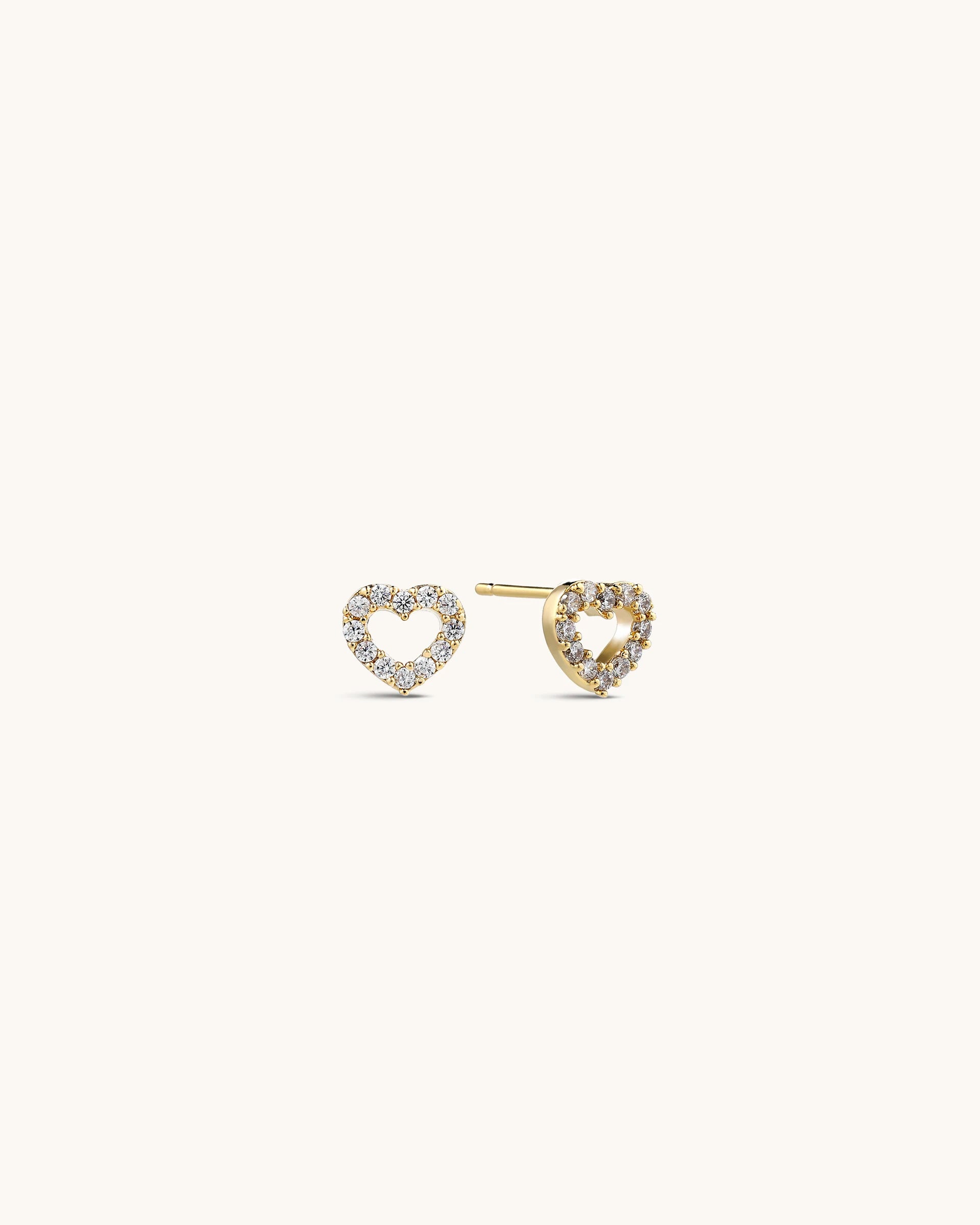 Tiana Stud Earrings in Gold