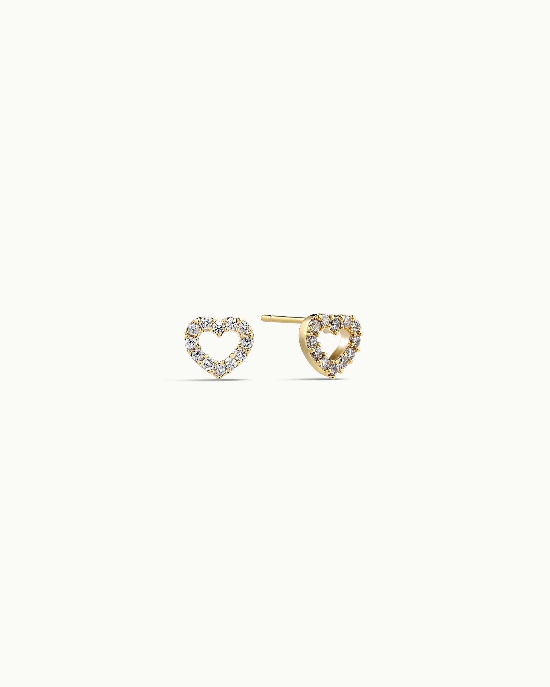 Tiana Stud Earrings in Gold