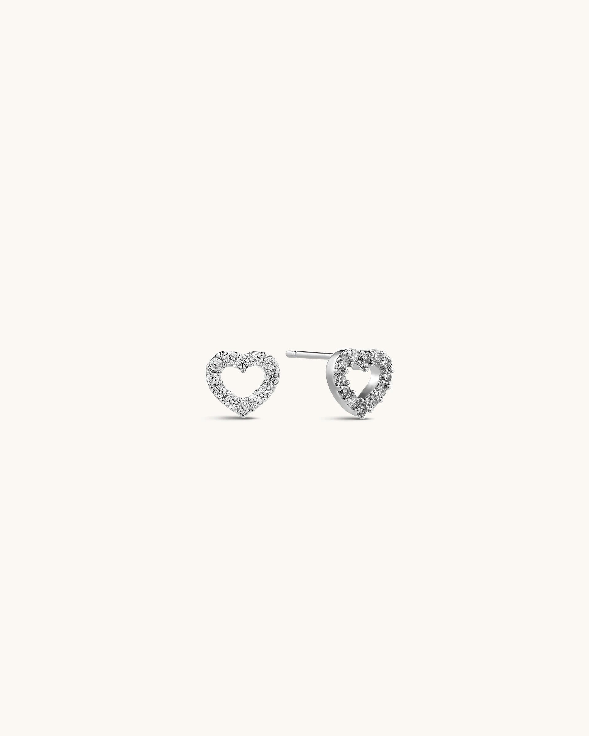 Tiana Stud Earrings in Silver