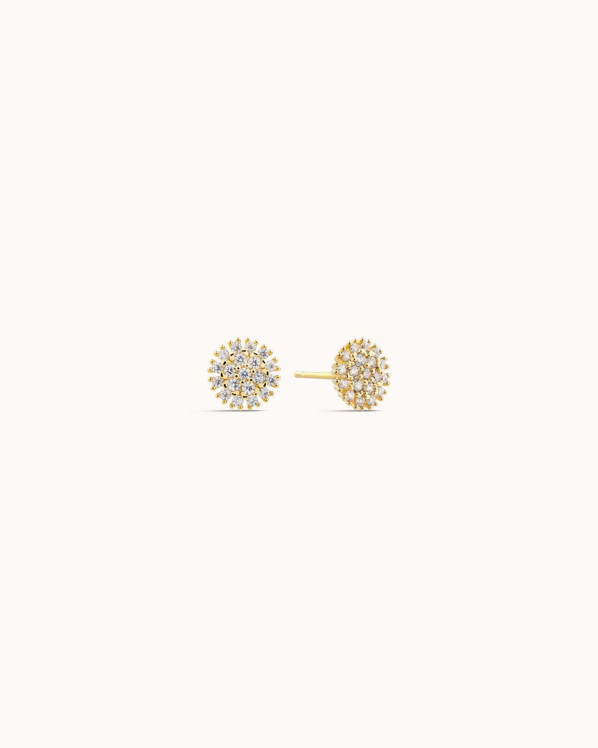 Bloom Stud Earrings in Gold