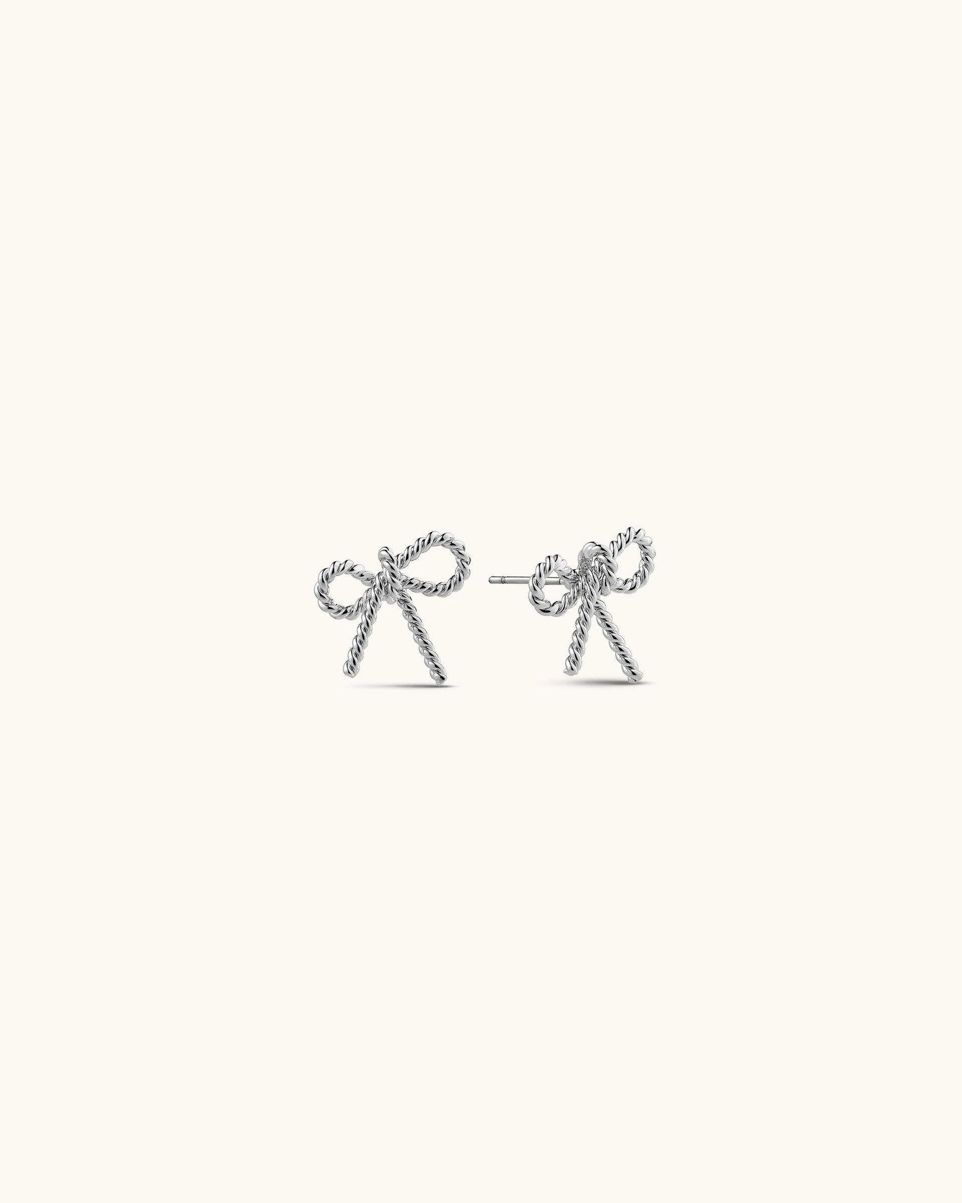 Karina Stud Earrings in Silver