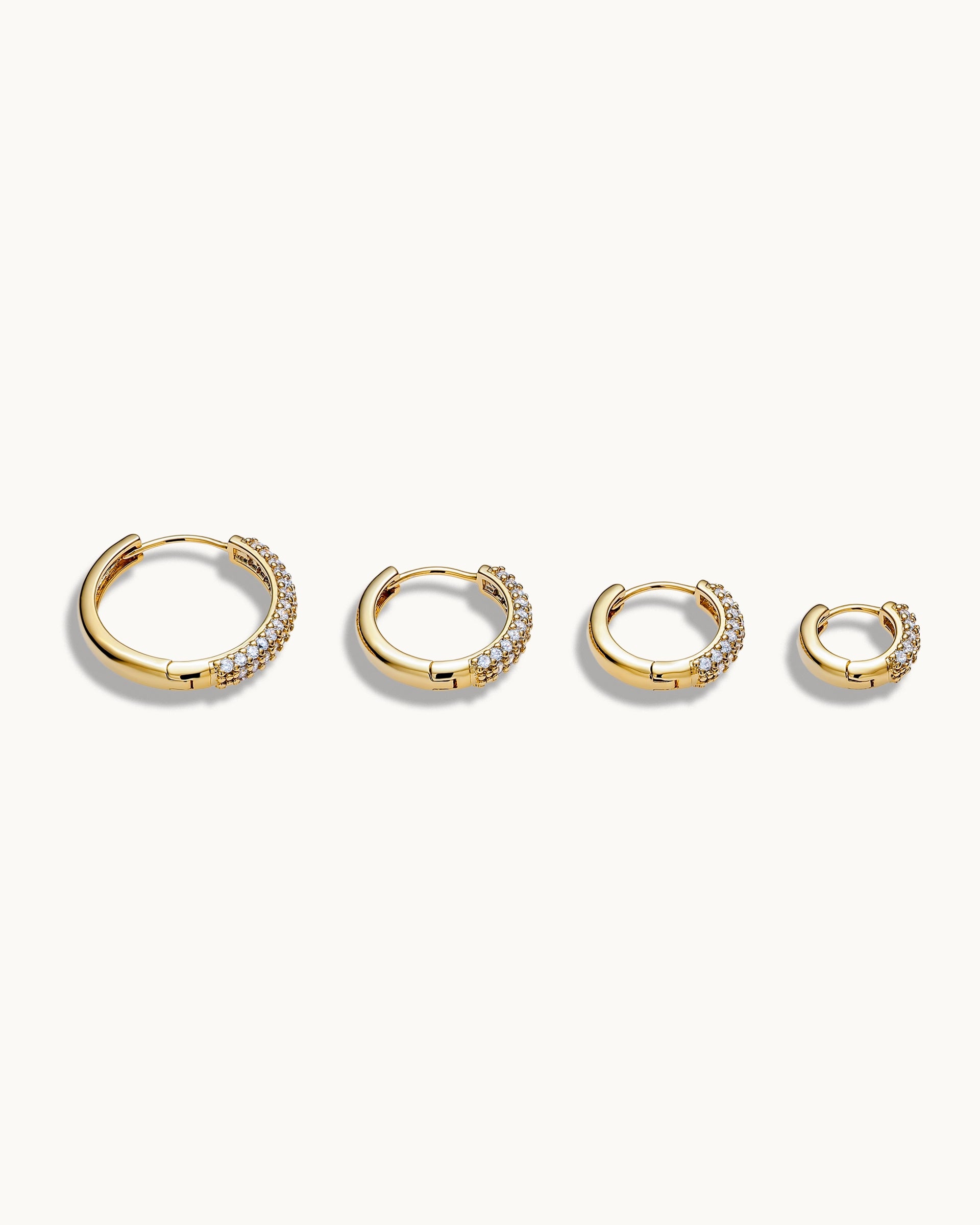 Cara Hoop Earrings in Gold