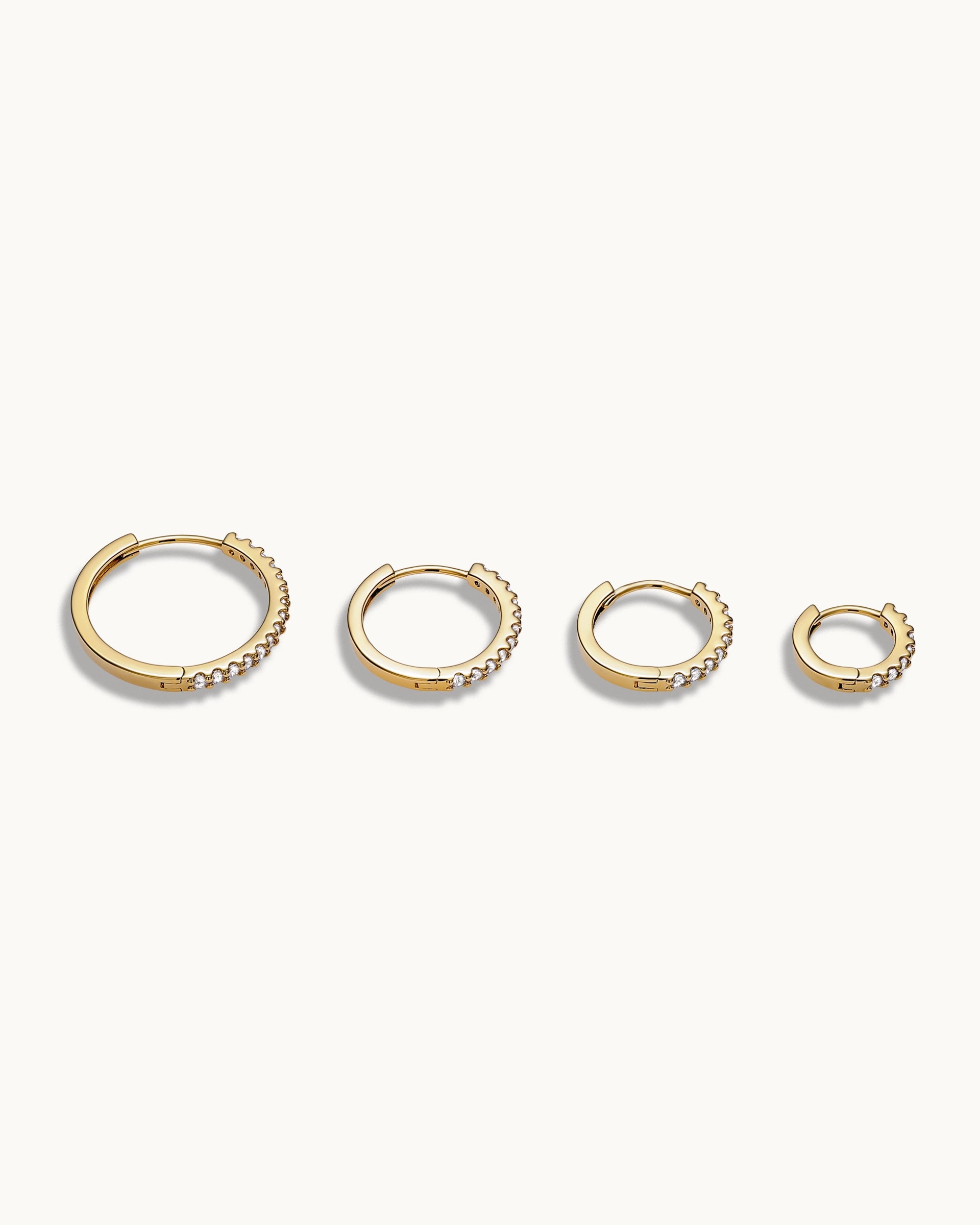 Lumi Hoop Earrings in Gold