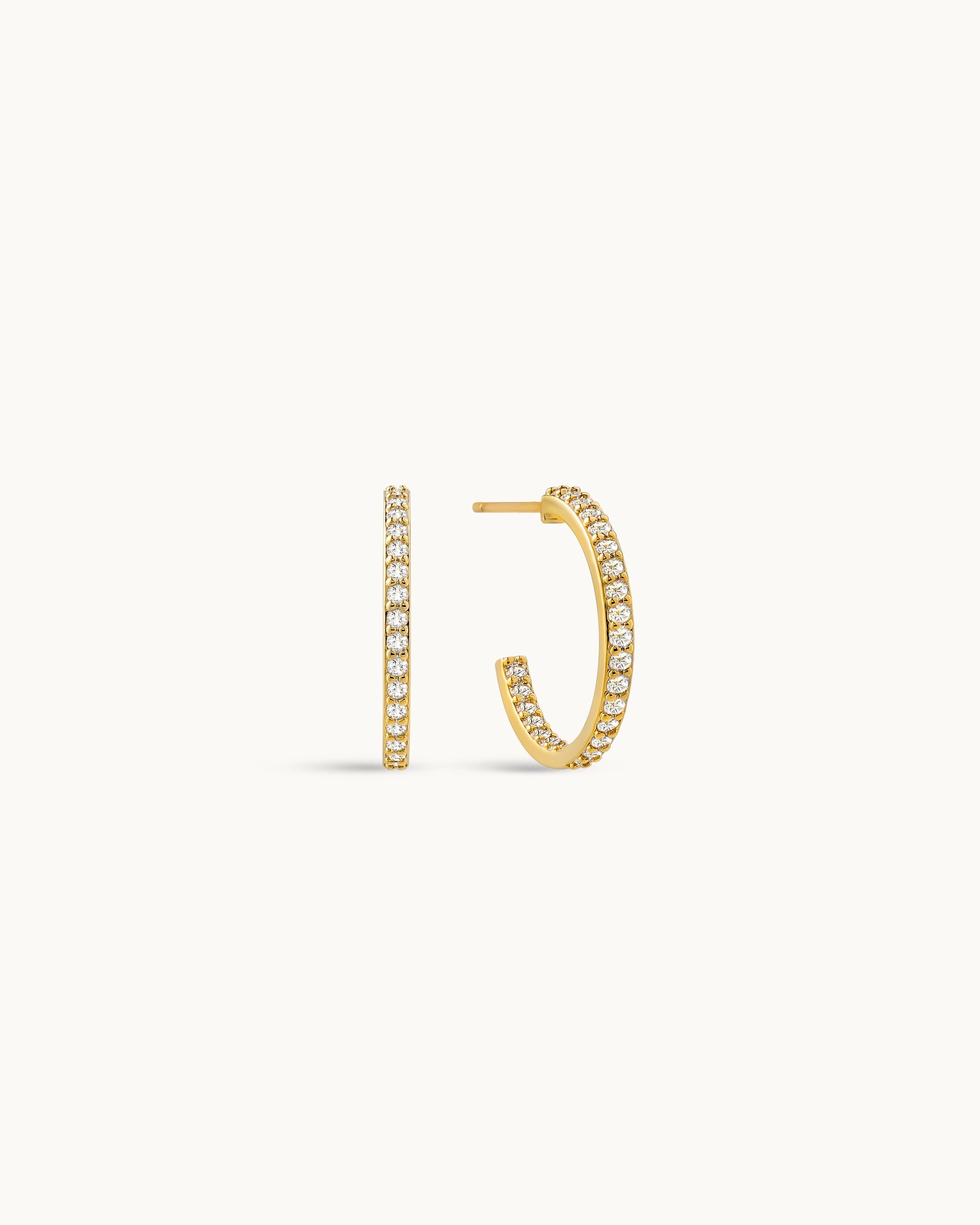 Aurea Hoop Earrings in Gold