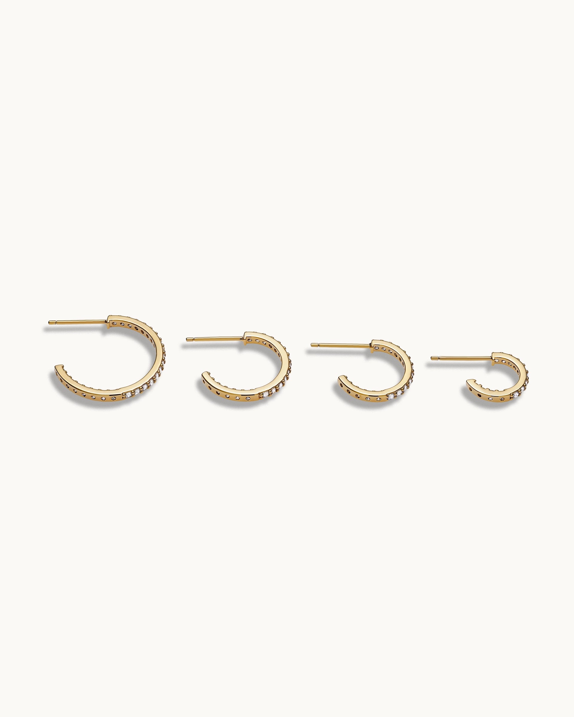 Aurea Hoop Earrings in Gold