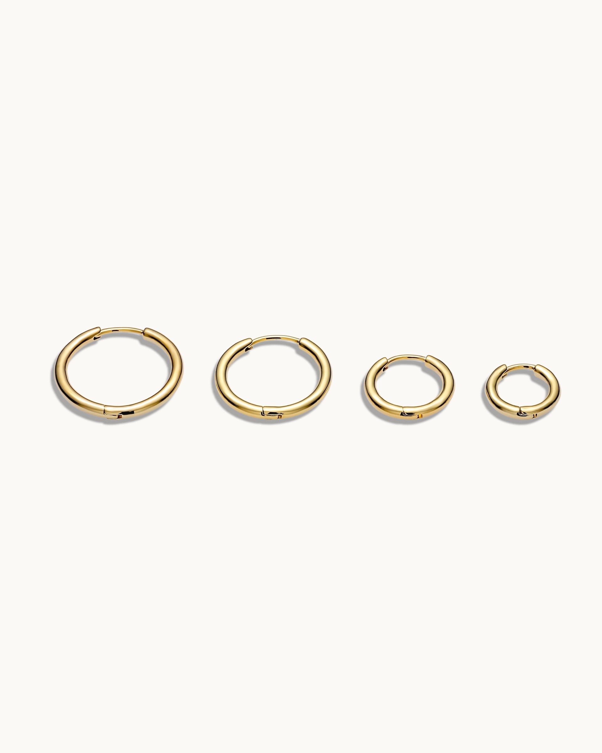 Ella Hoop Earrings in Gold