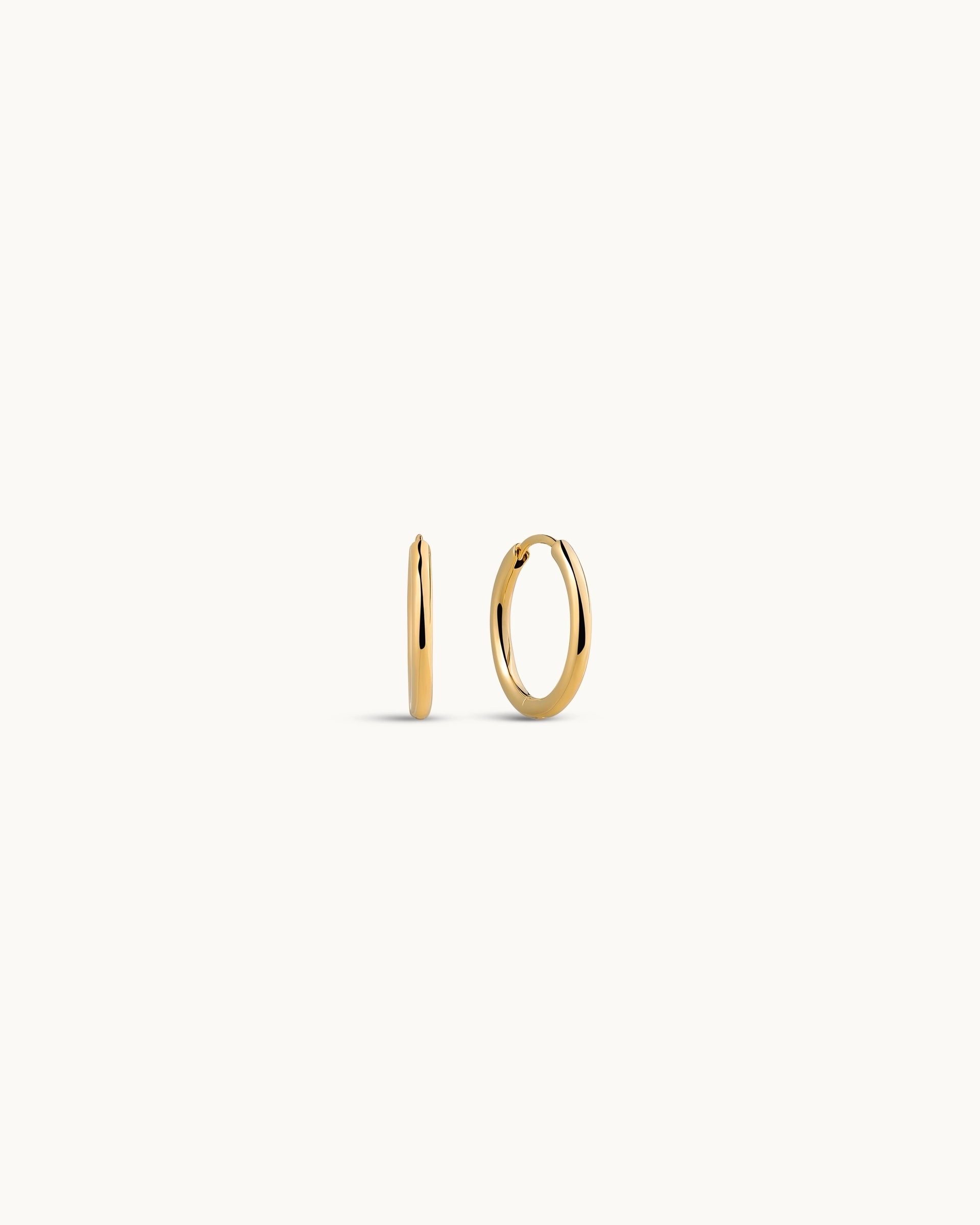 Ella Hoop Earrings in Gold
