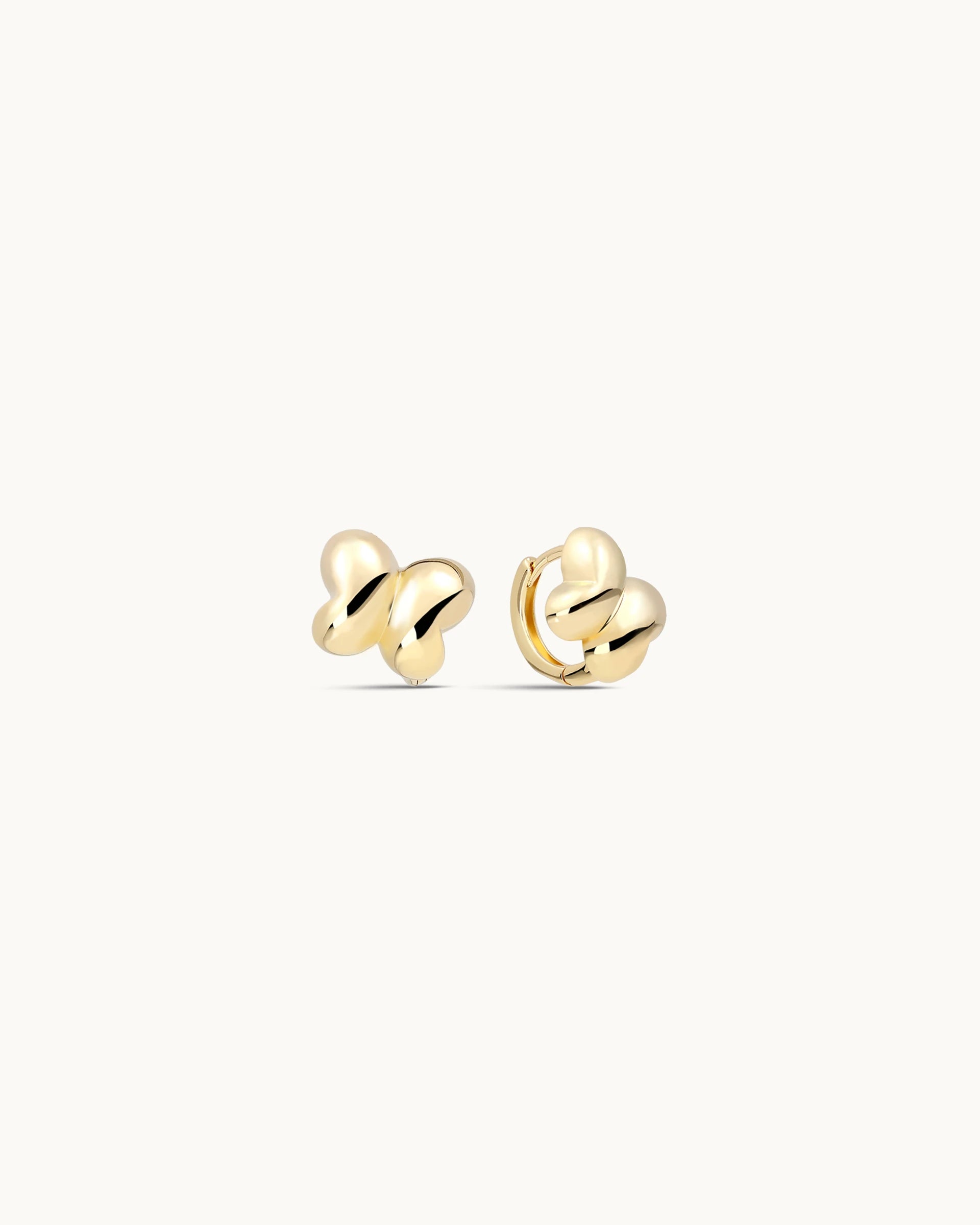 Kassidy Huggie Earrings in Gold