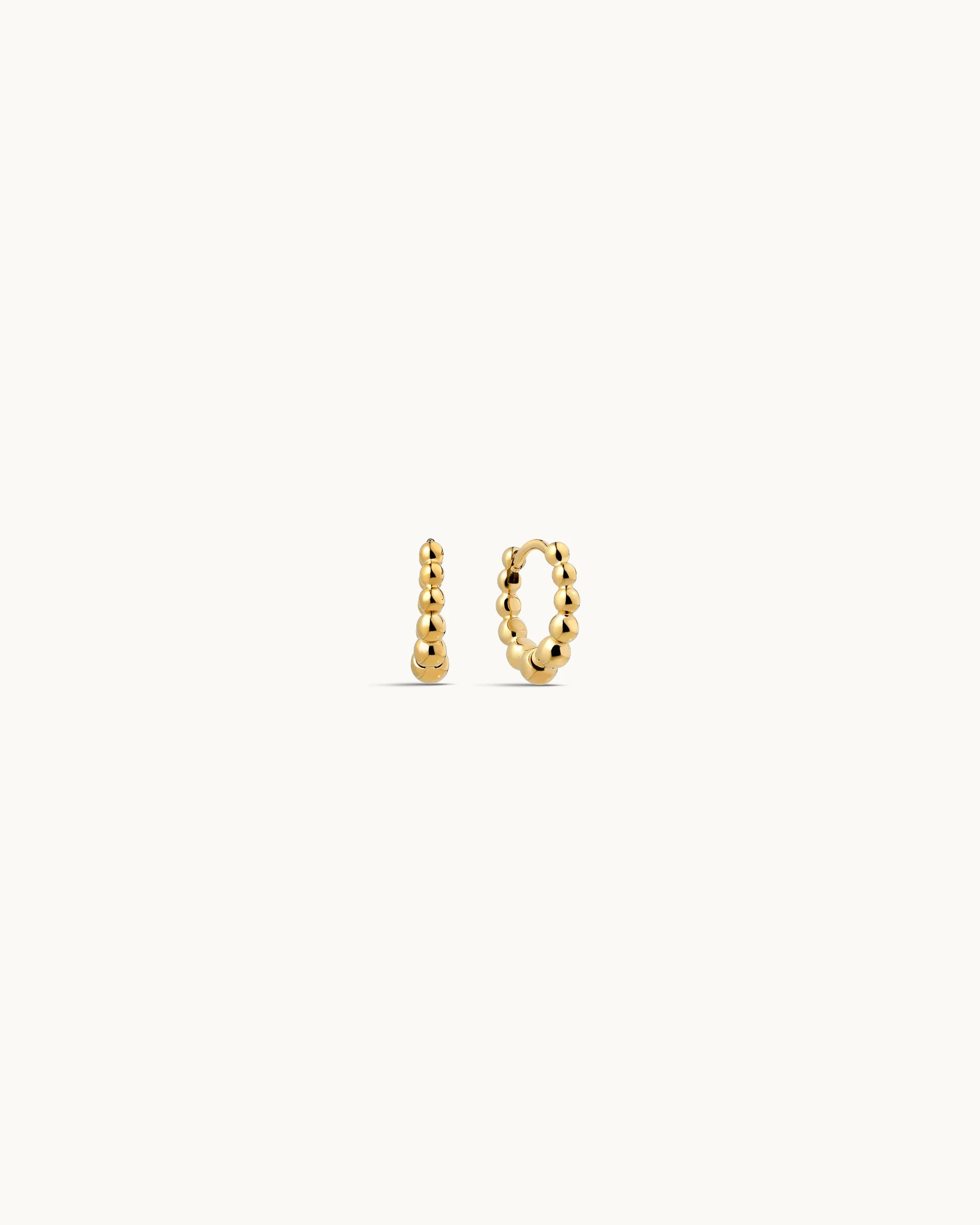 Siena Hoop Earrings in Gold