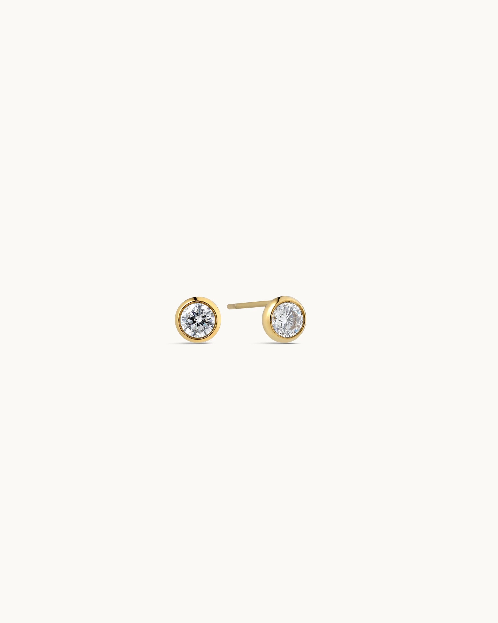 Camryn Stud Earrings in Gold