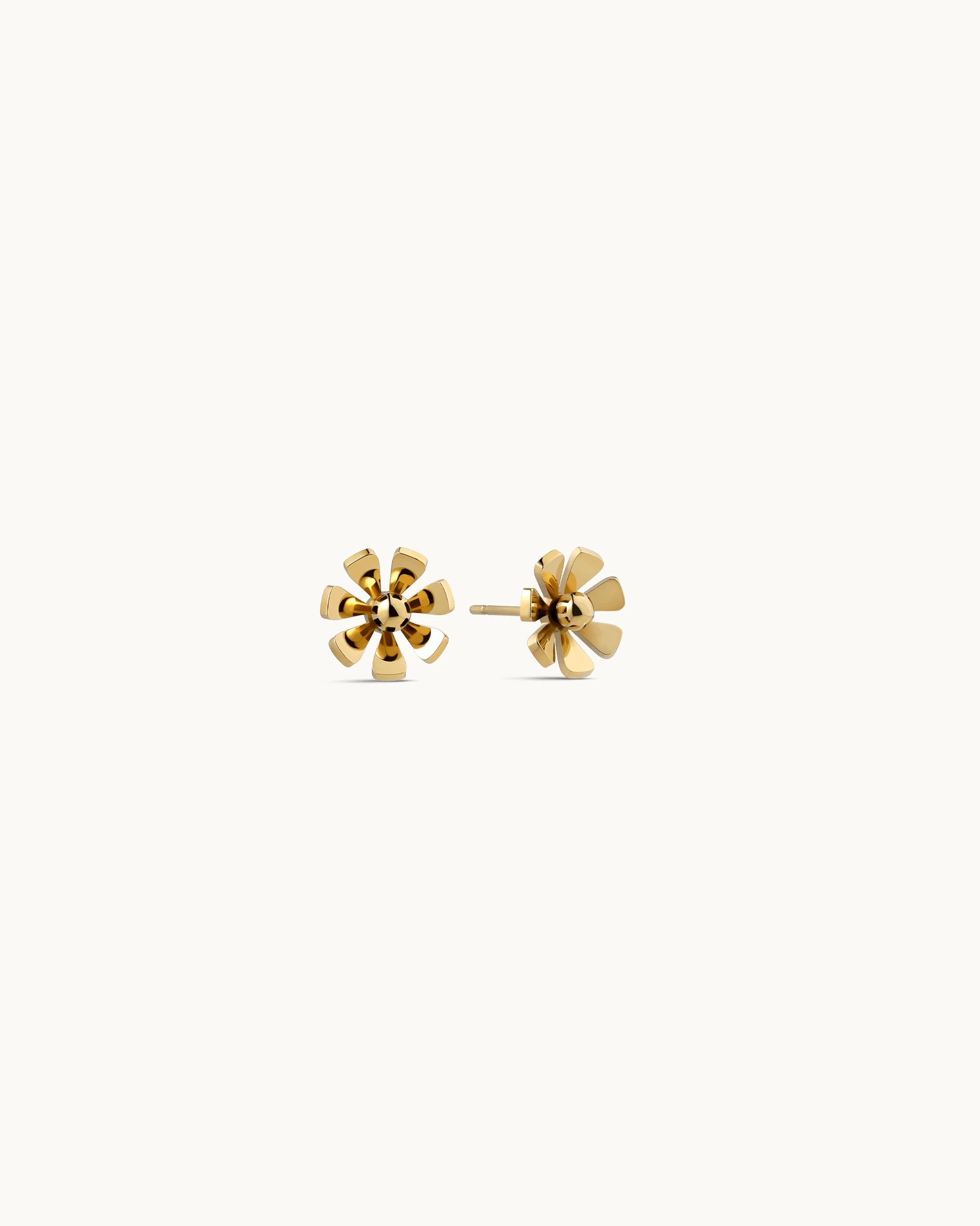Carolina Stud Earrings in Gold