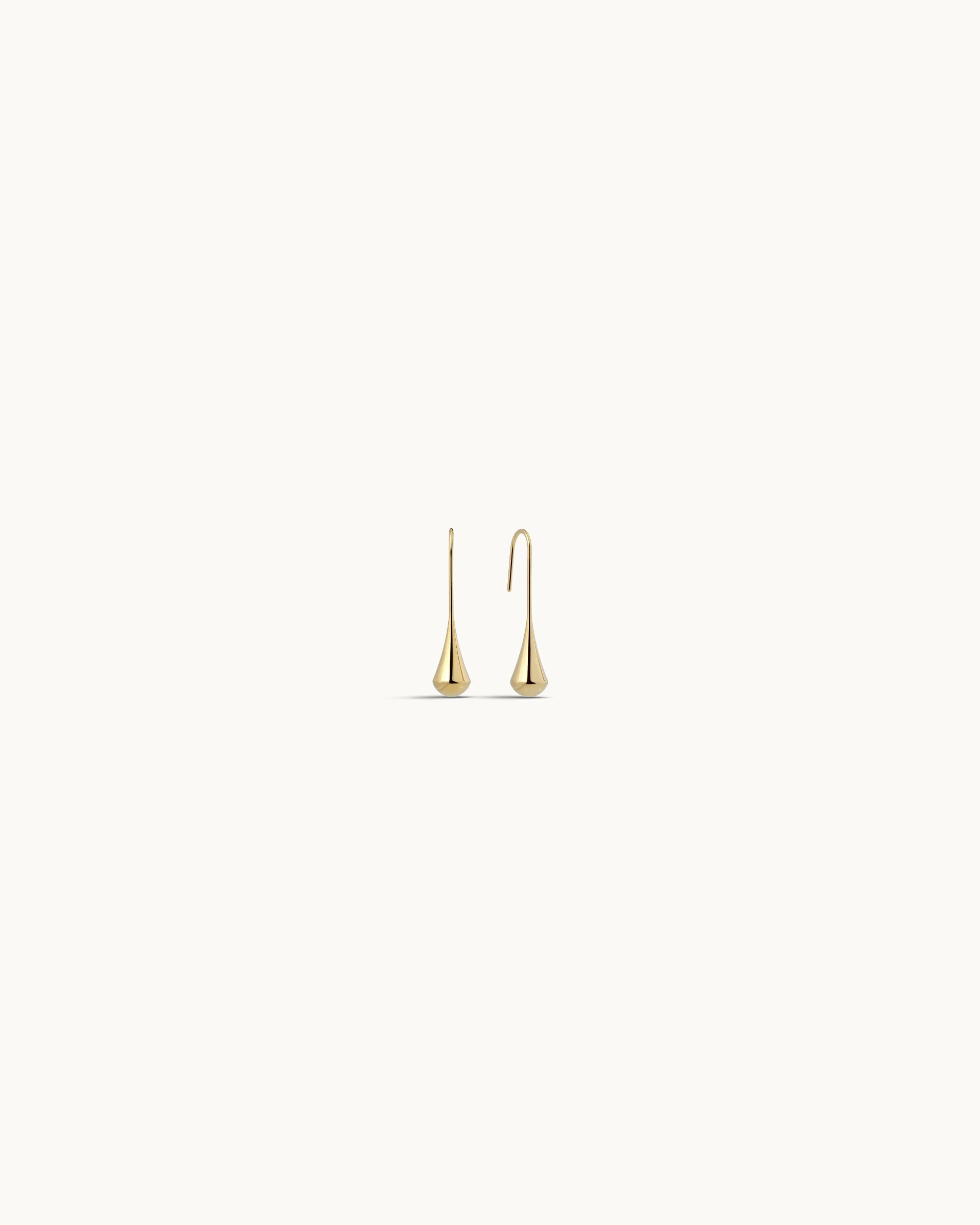 Christine Teardrop Earrings in Gold
